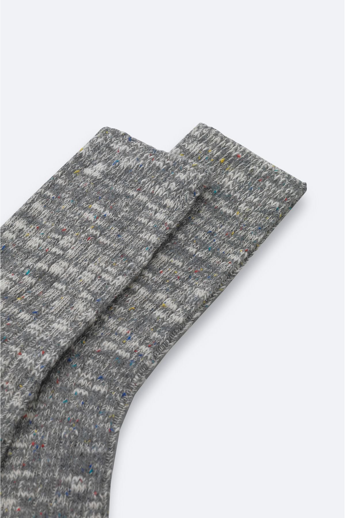 Men's gray cotton nopeli socket socks A42y8501