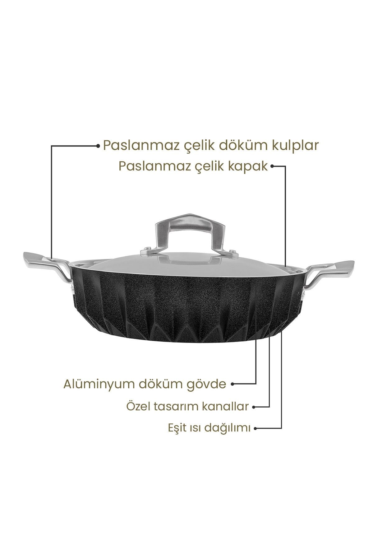 Diagon 30 cm Karnıyarık pot