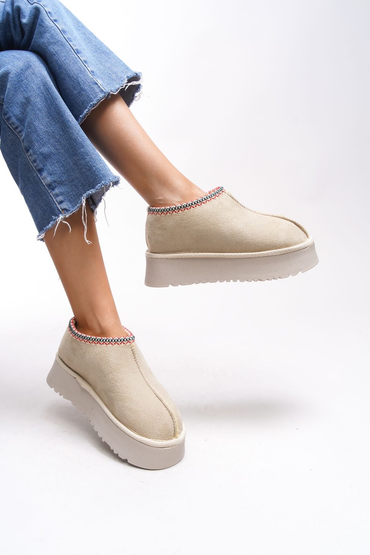 Frilvalor Woman High Scale Short Comfortable Bot 0012202 Beige