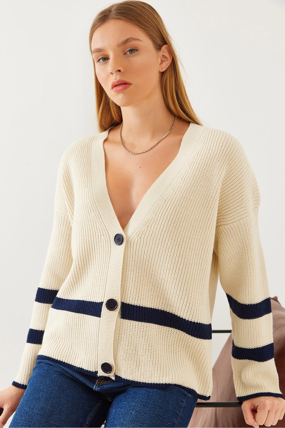 Women's Buttoned Thessaloniki Knitwear Cardigan 20247531