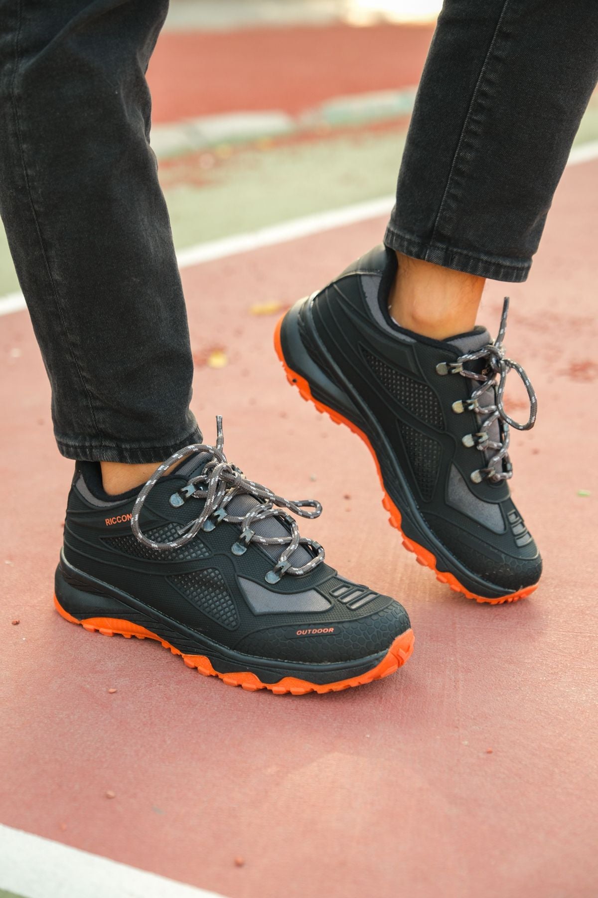 Smoked Orange Unisex 3D Rubber trekking shoes 00128030