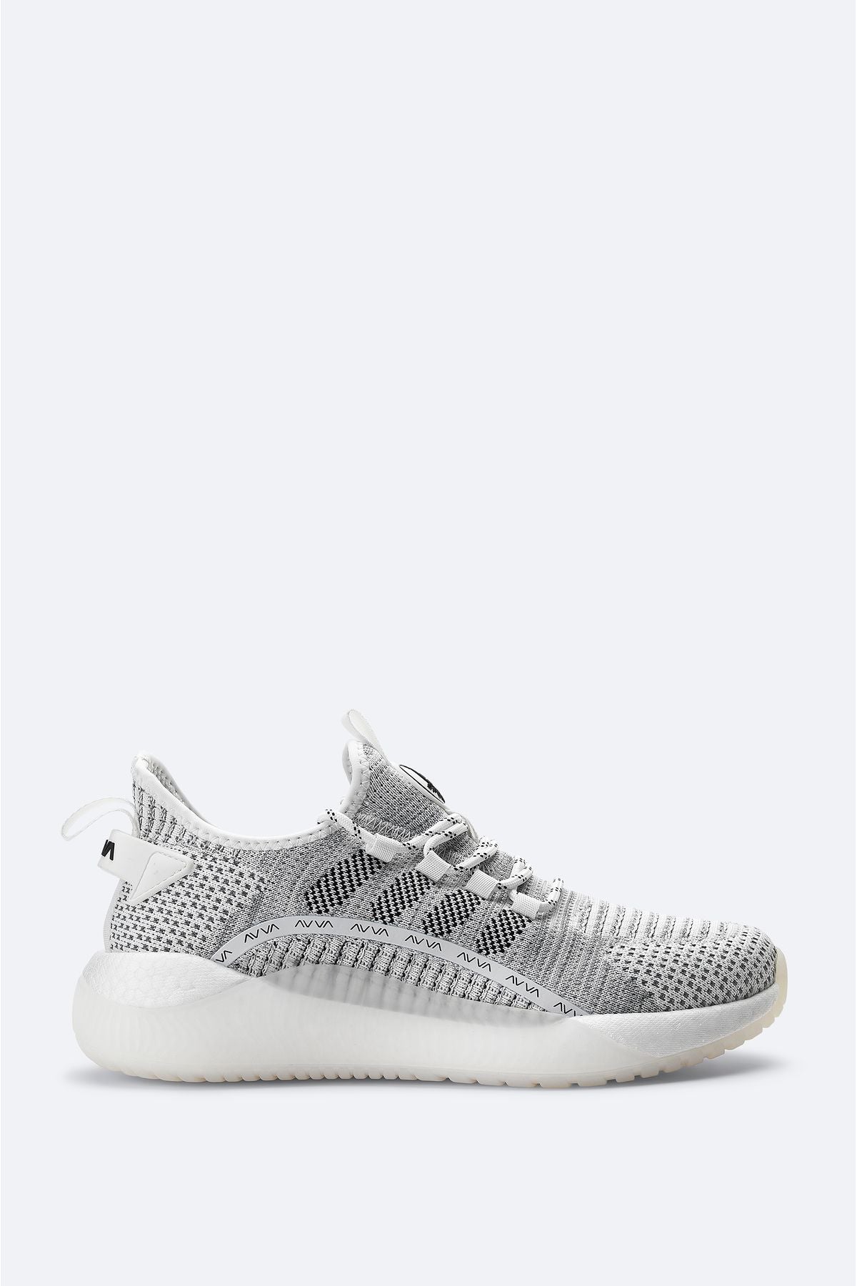 Men's light gray flexible floor sneaker shoes A41y8026