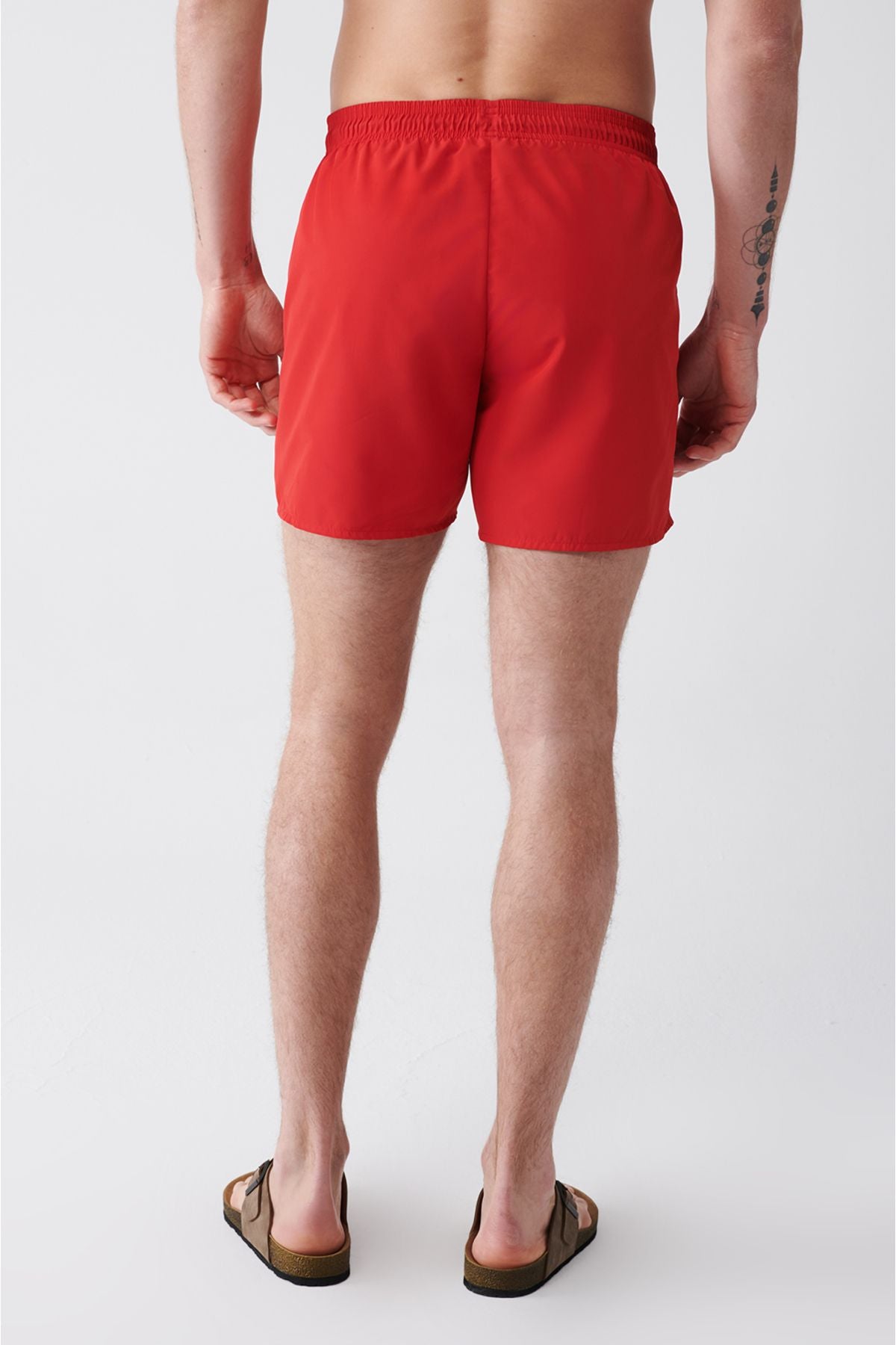 Men's Red Fast Drying Standard Size Mayo Sea Short E003801
