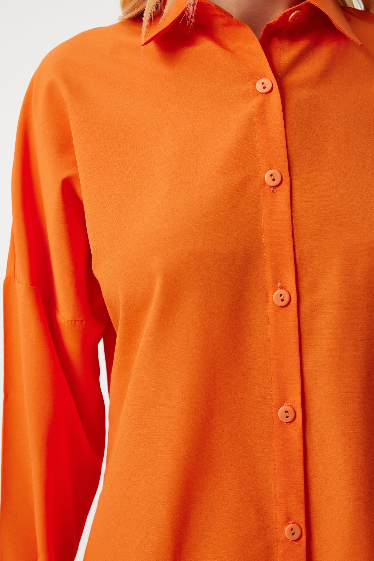 Woman Oranj Oversize Long Basic Shirt DD00842