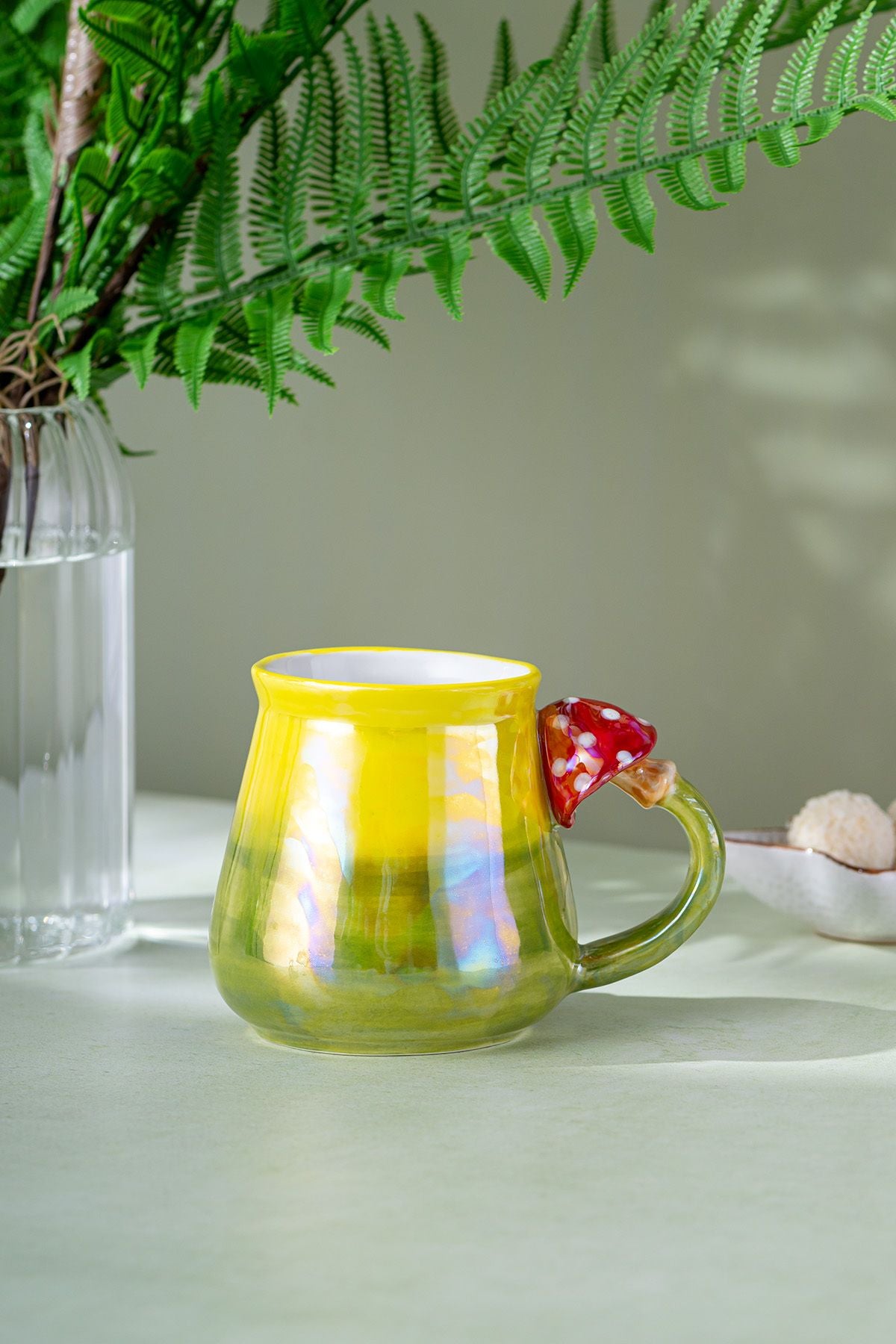 Istanbul porcelain tropical cup 400 ml green