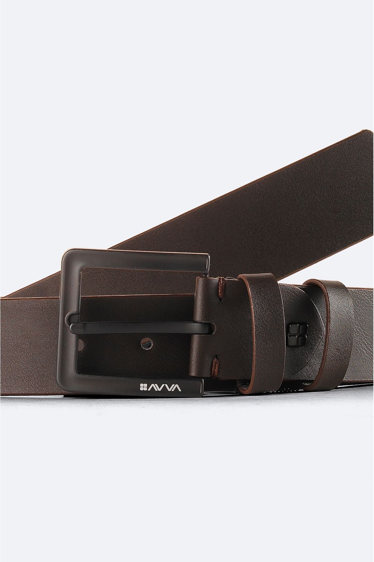 Men's Brown Straight Belt A41y9301