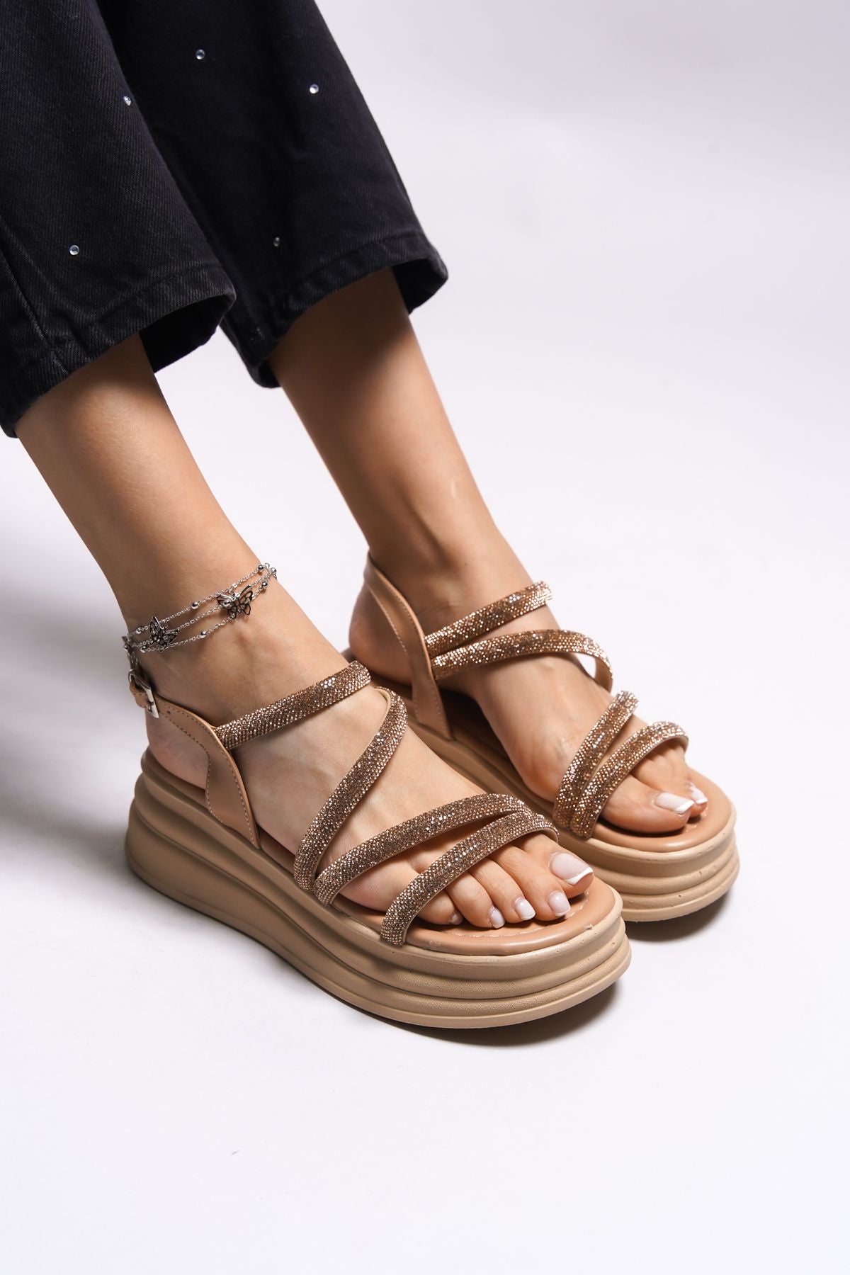 Ghylgal Women's Sandals 0012311 Nude