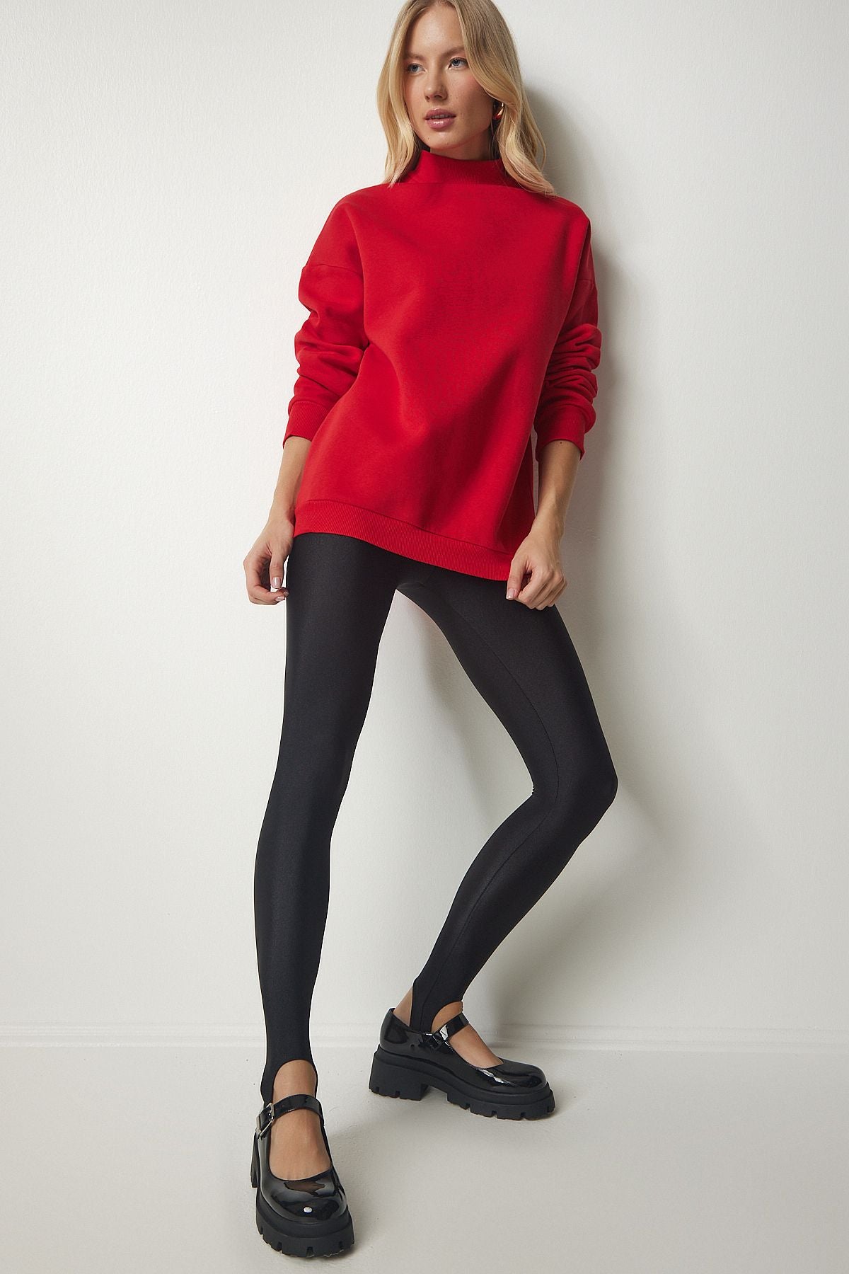 WOMEN RED RED DEGREE BASIC SWEATSHIRT UB00166