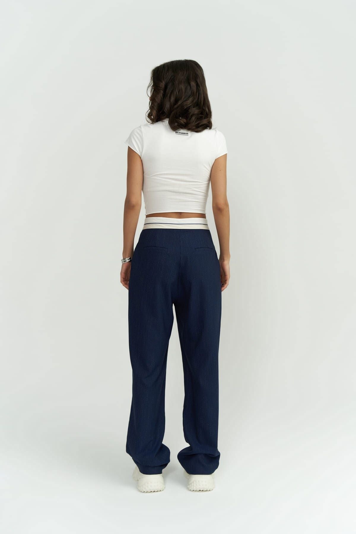 Zelmira Reverse Belt Indigo Pants