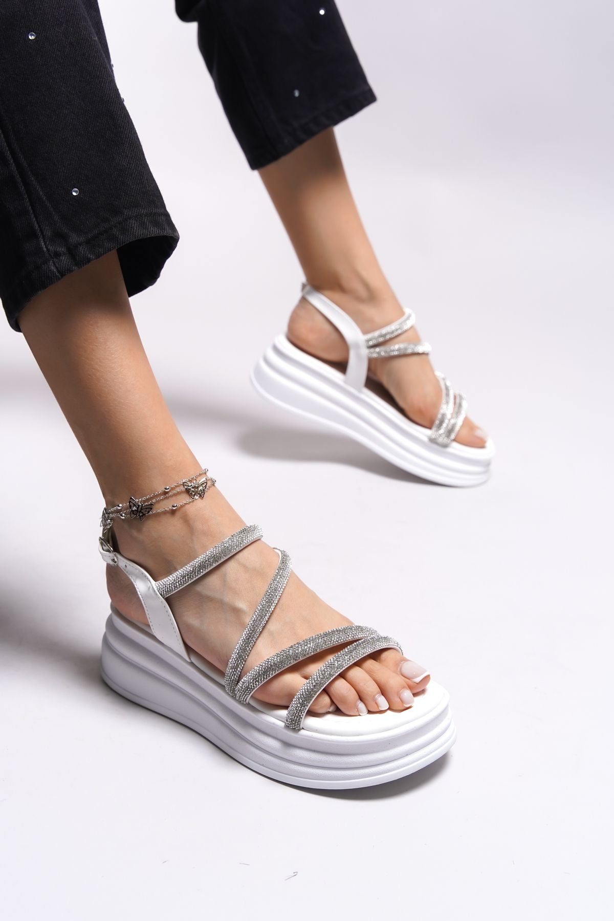 Ghylgal Women's Sandals 0012311 White