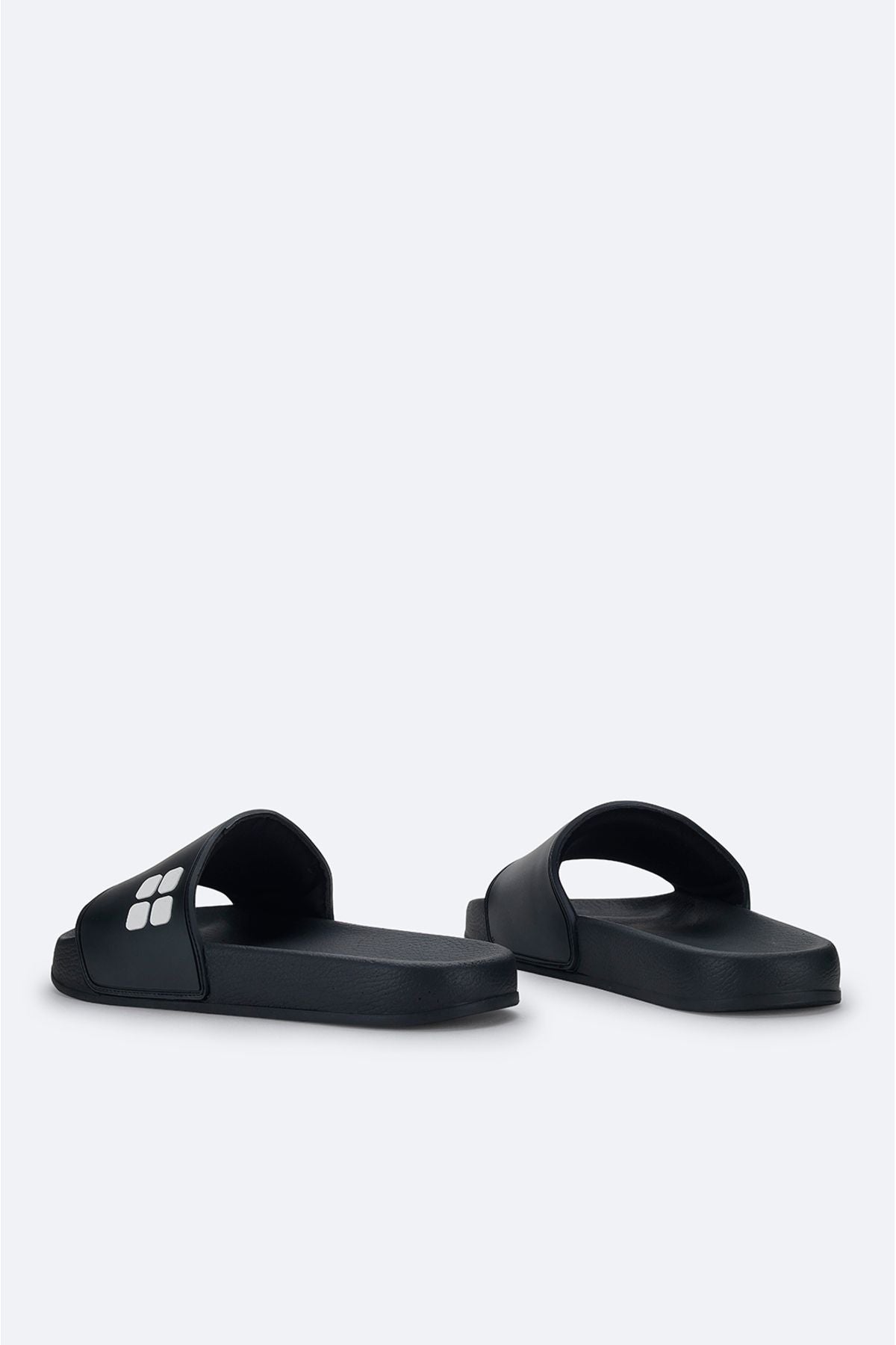 Men's black eva light flexible floor slippers B008300