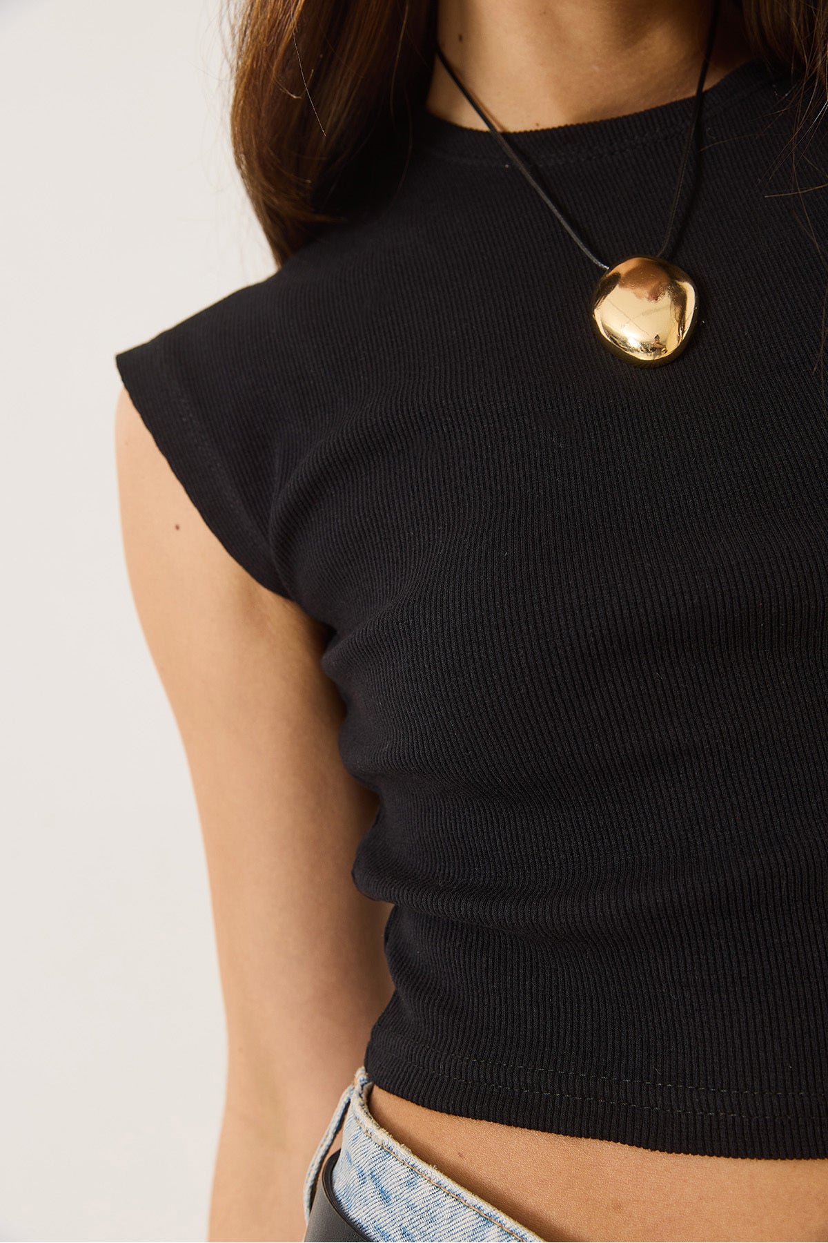 Women's Crew Neck Short Sleeve Basic Camisole Crop Top T-Shirt 60602044