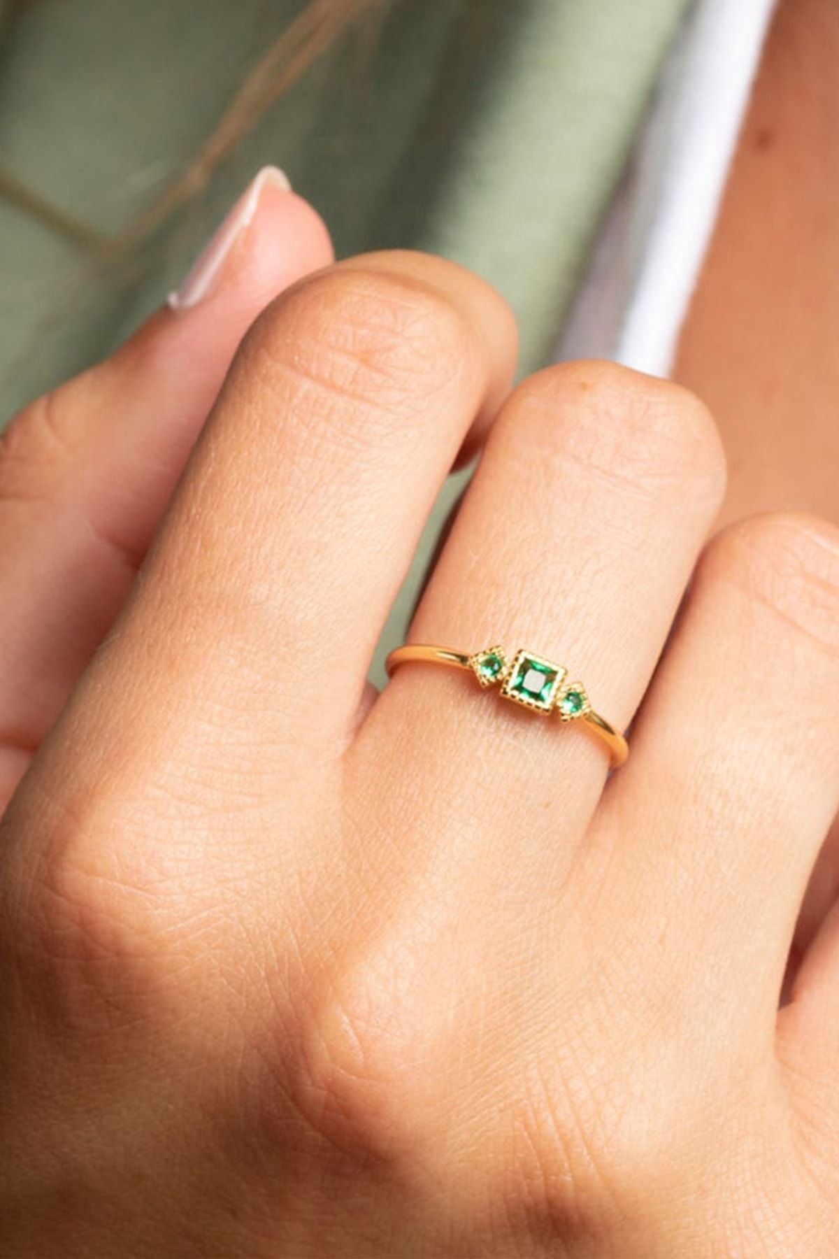 EMERGENCY STONE Elegant 14 K Rose Gold Plated Adjustable Women Ring