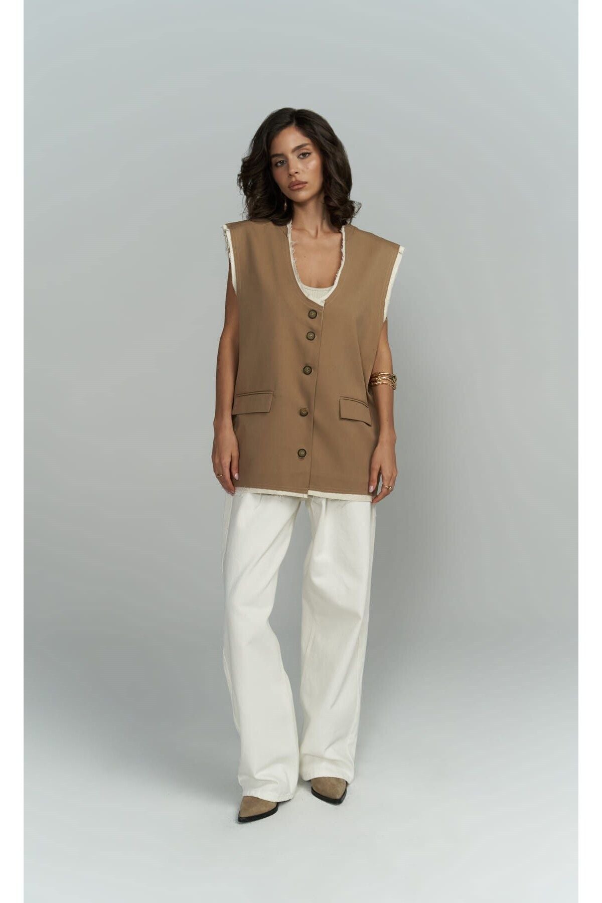 Anderson mink shabby vest