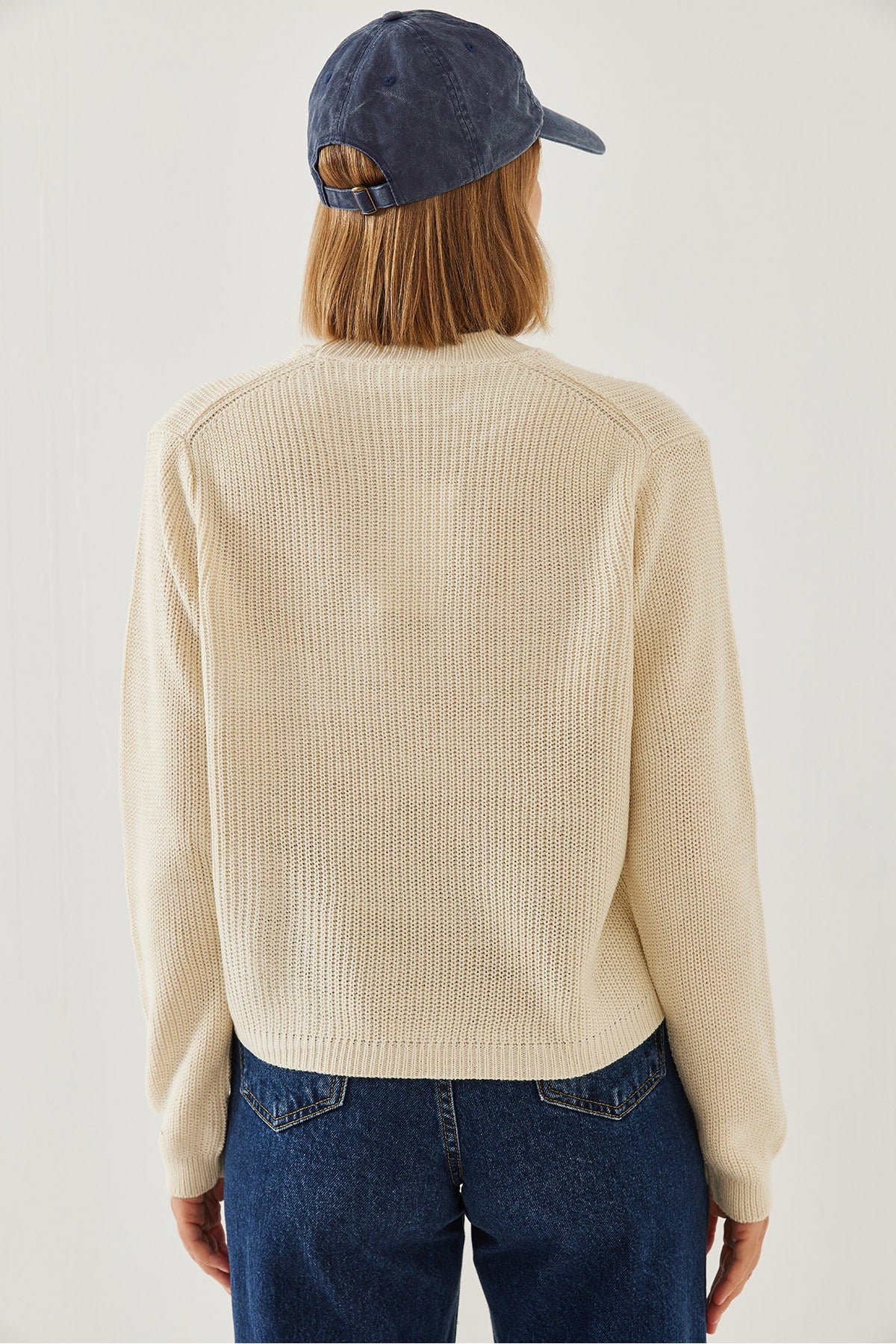 Women's Crew Neck Embroidered Thessaloniki Knitwear Sweater 20247528