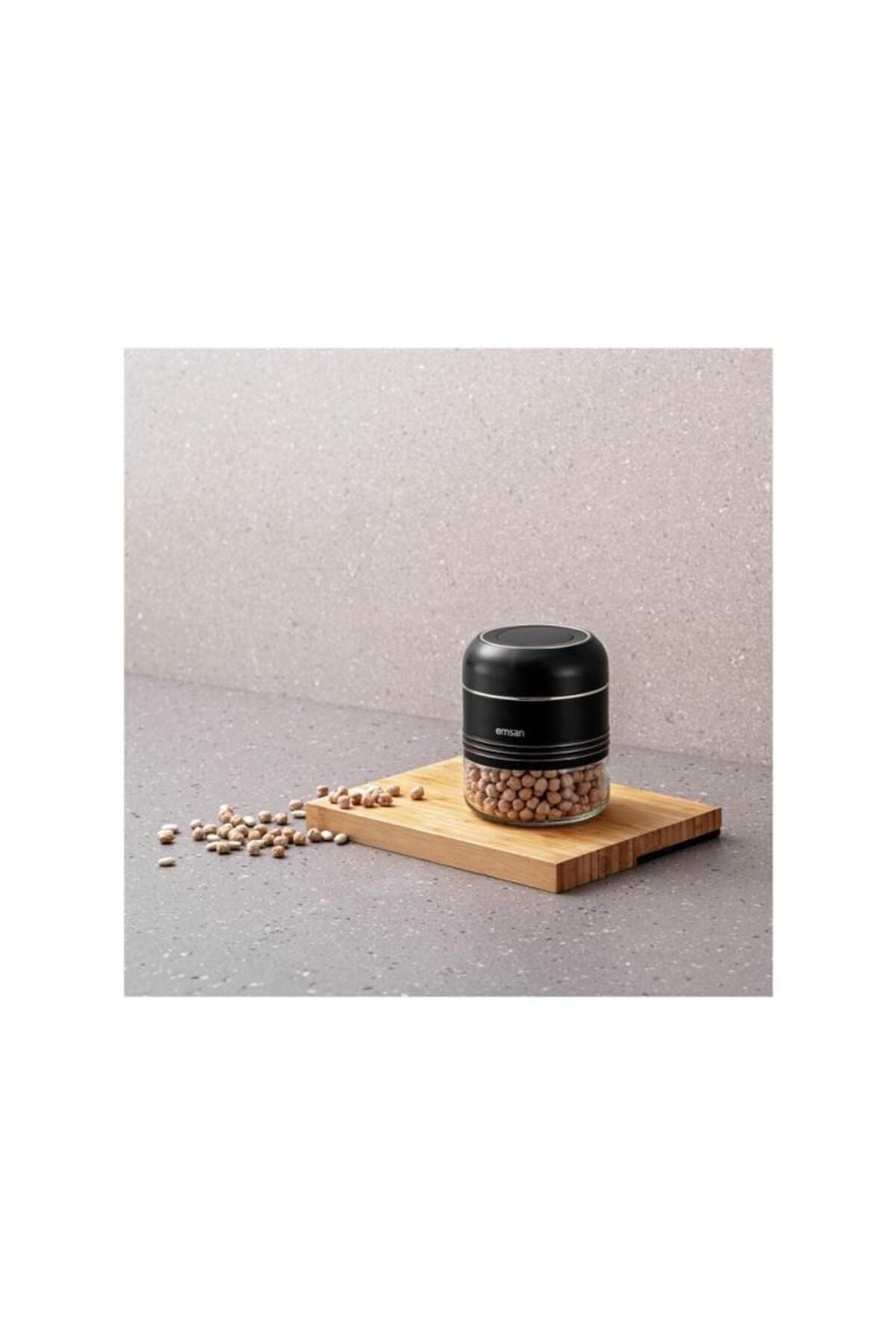 Moko storage jar 420 ml black