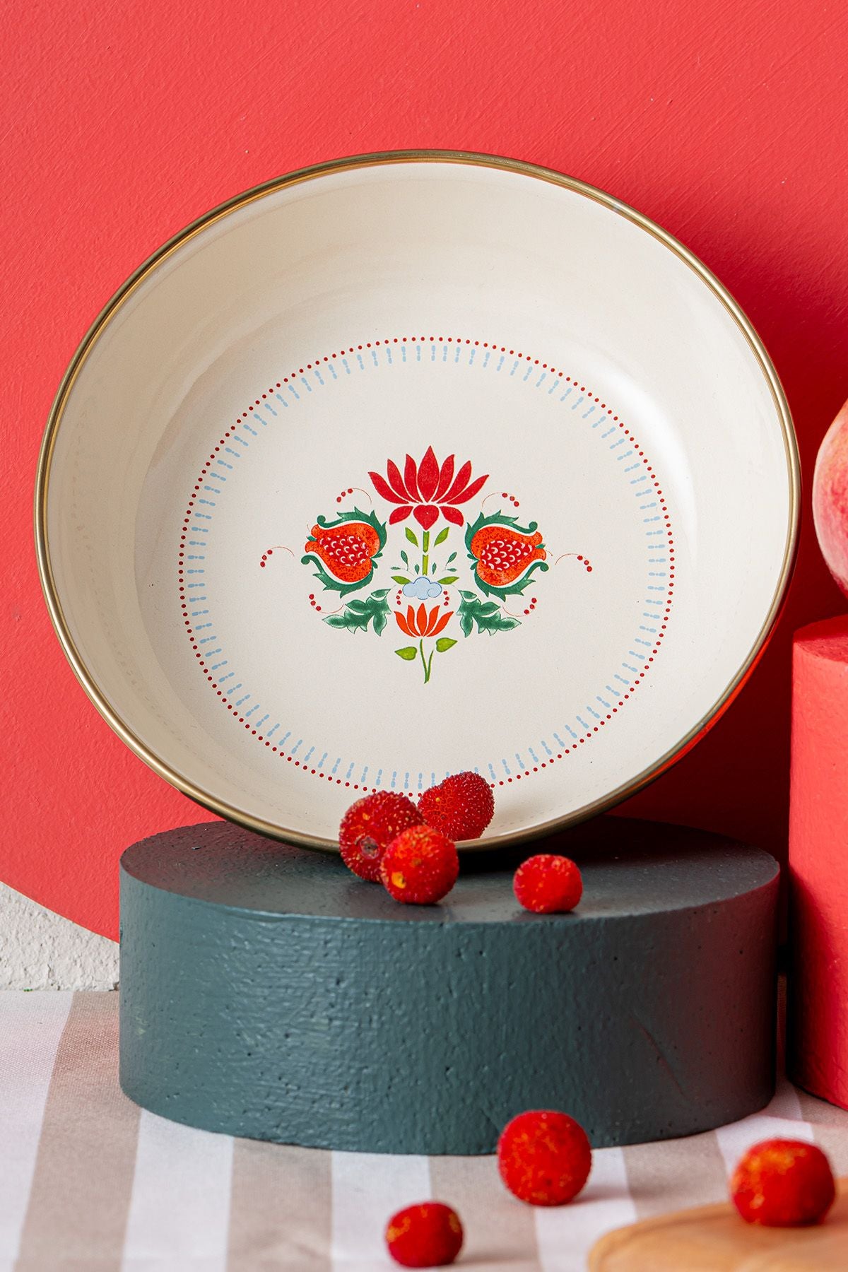 Pomegranate Embyon Plat Plate 18 cm