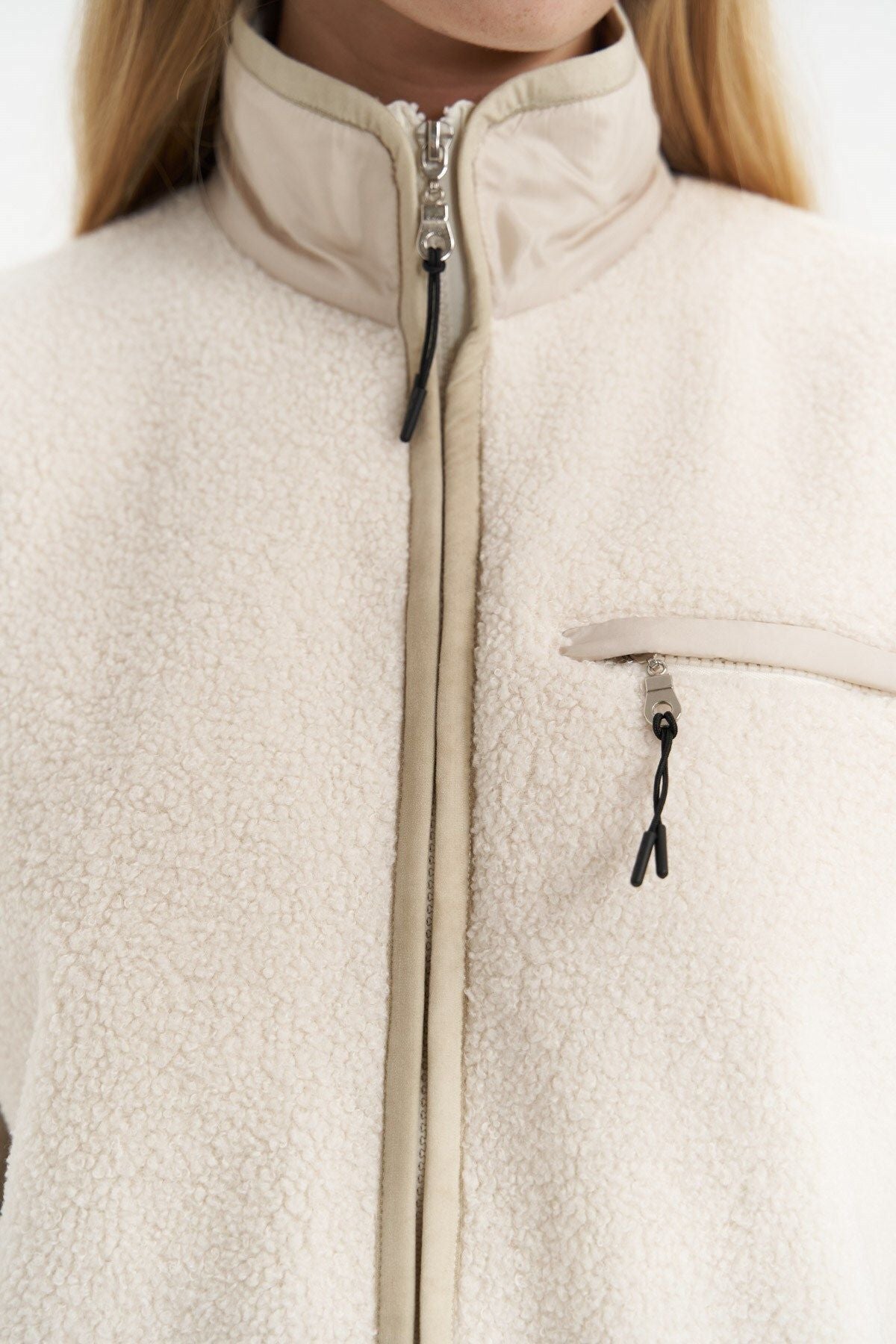 Alberg beige shabby Teddy Vest