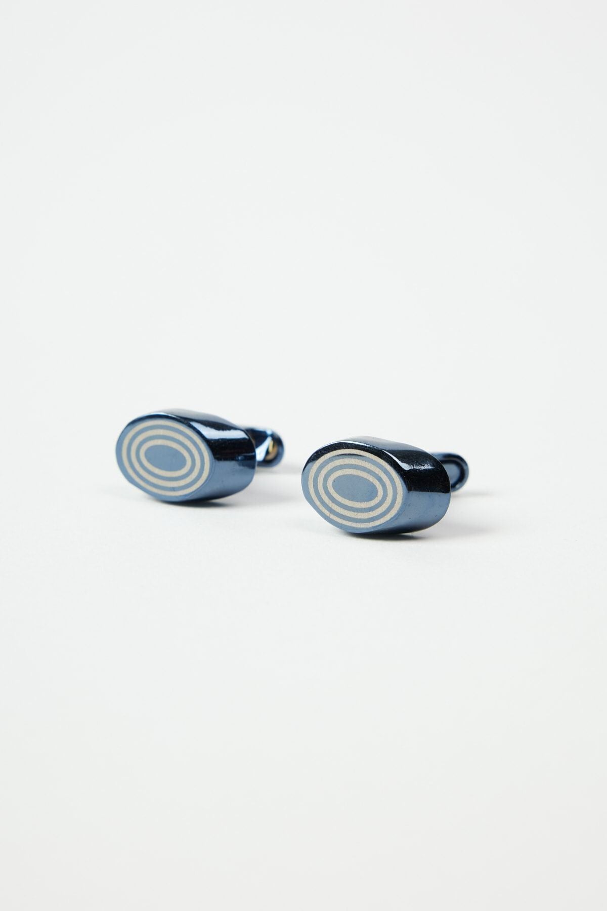 Men's Navy blue Metal Special Gift Boxed Cufflink