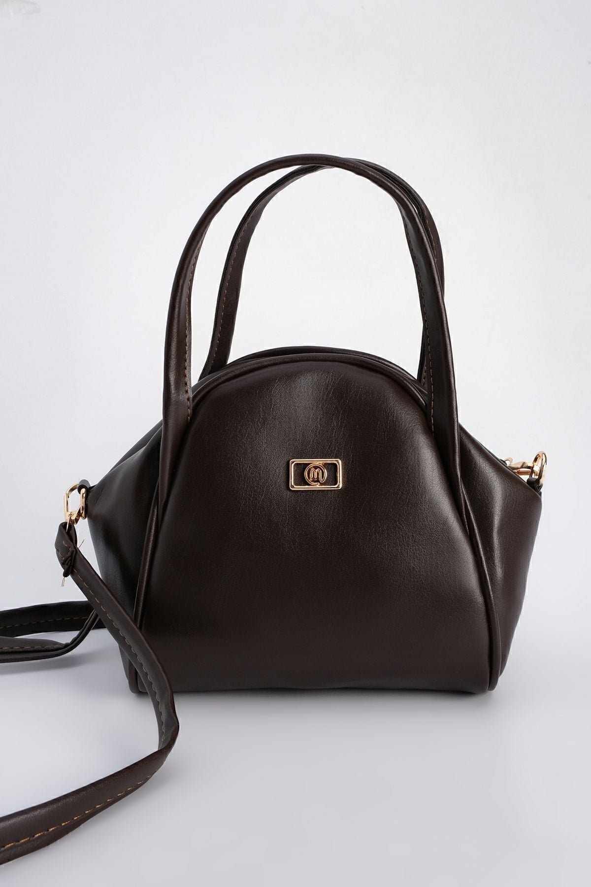 Woman Hand & Shoulder Bag ERGES COFFEE