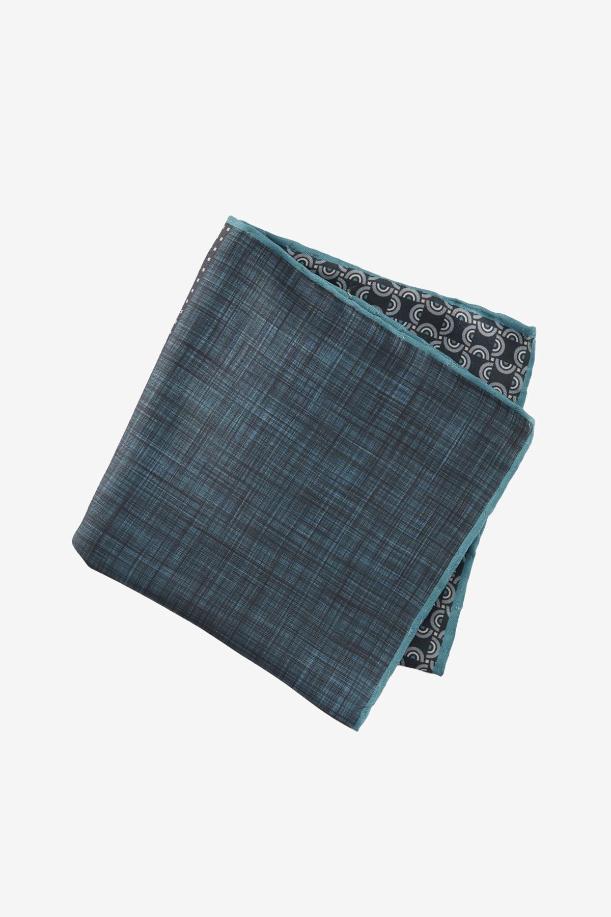 Men's green-black handkerchief