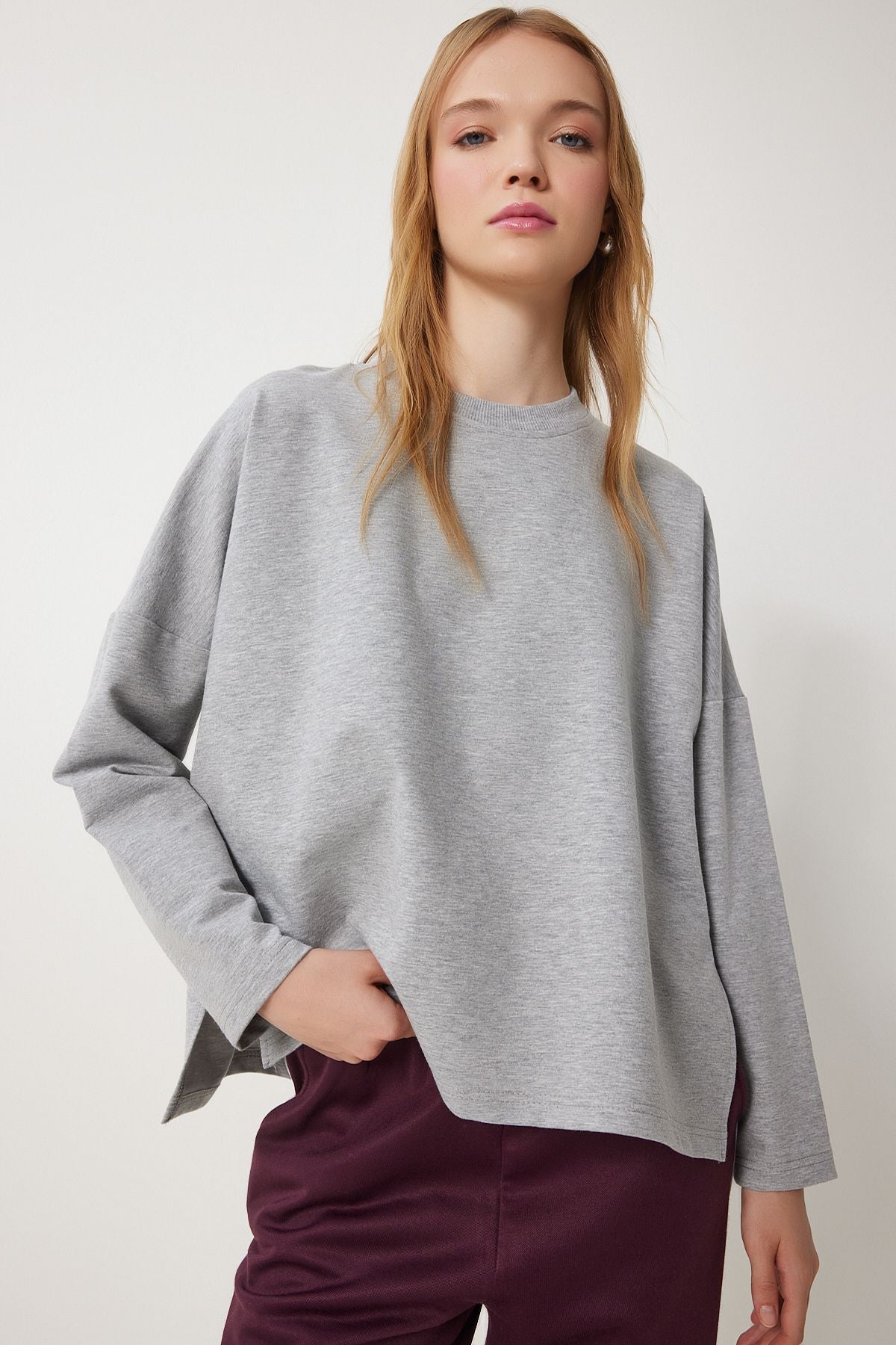 Women's gray melanj on the other