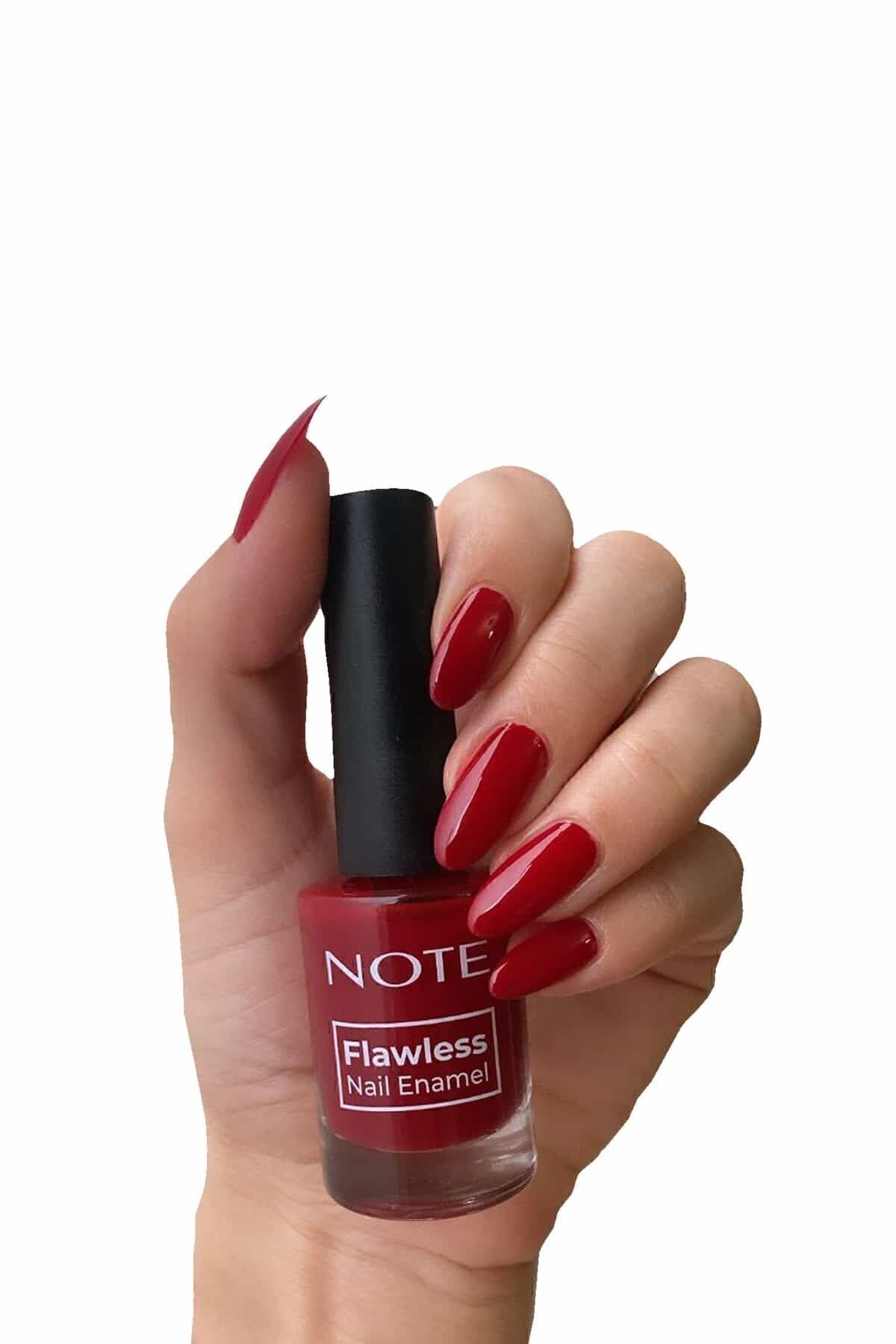 Nail Flawless Nail polish 102 Red Wine - Red