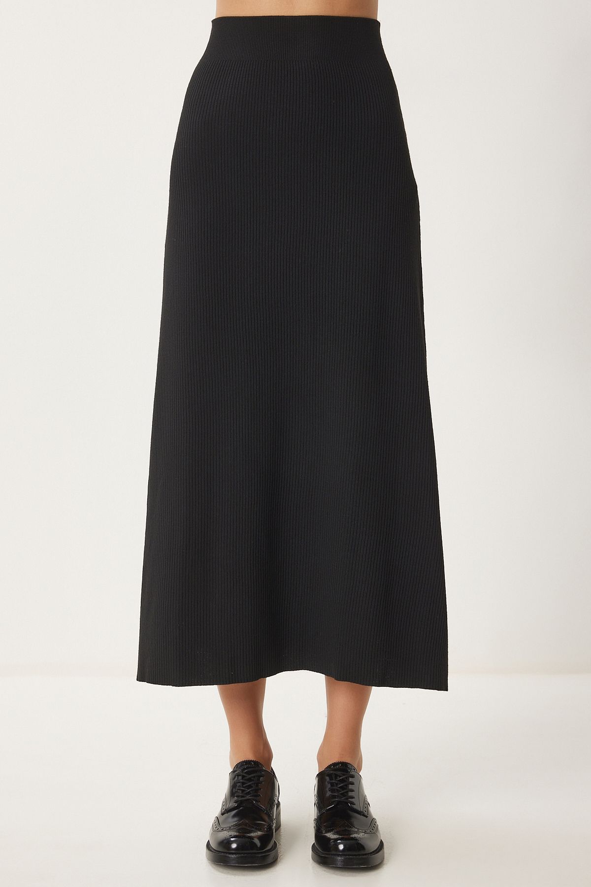Female Black Wick Triko Skirt PN00082