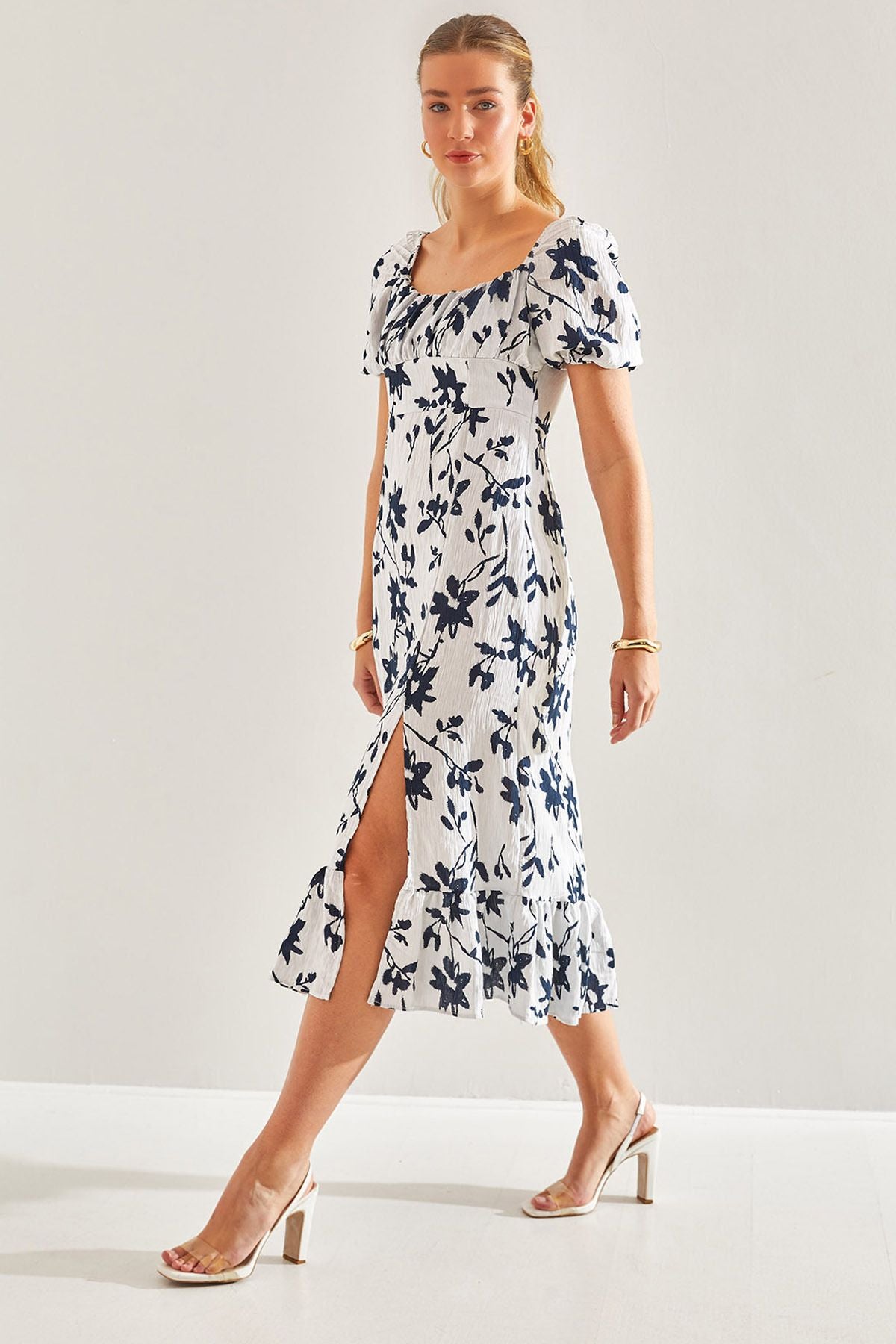 Woman Flower Patterned Dress 60181001