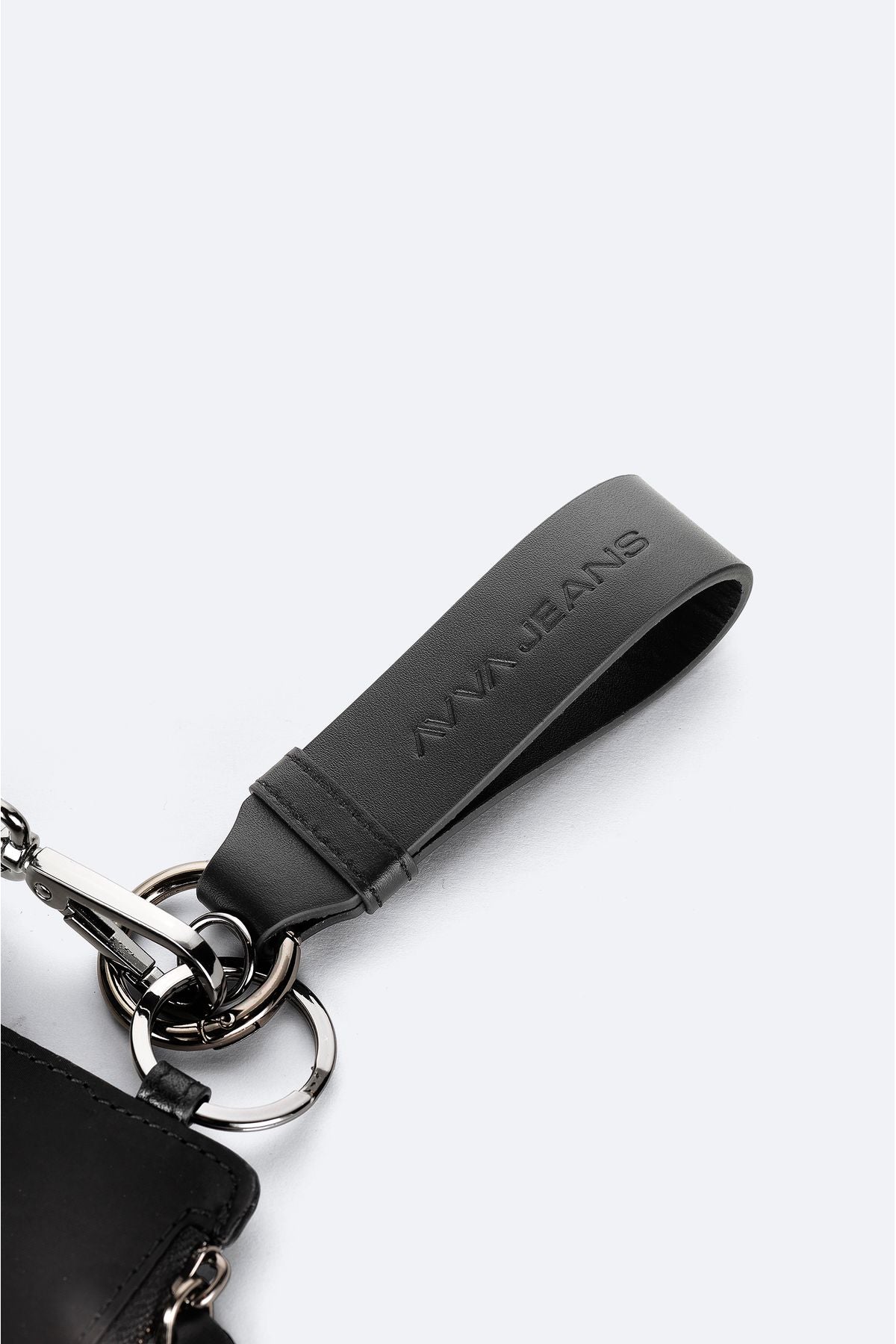 Men's Black Gift Boxed Hanger 100 %Leather Wallet B009565