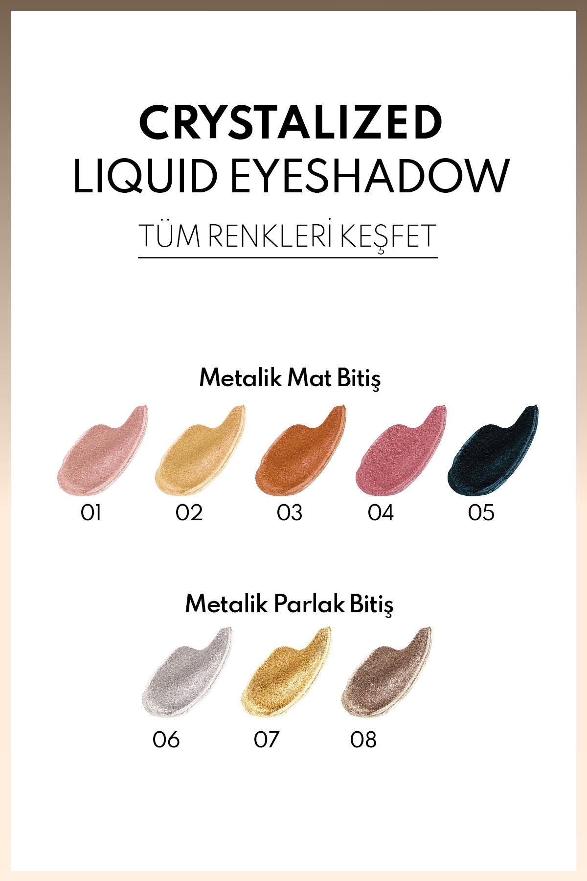 Crystalized Liquid Eyeshadow Liquid Metallic Eye Shadow - 08 Vintage Bronze