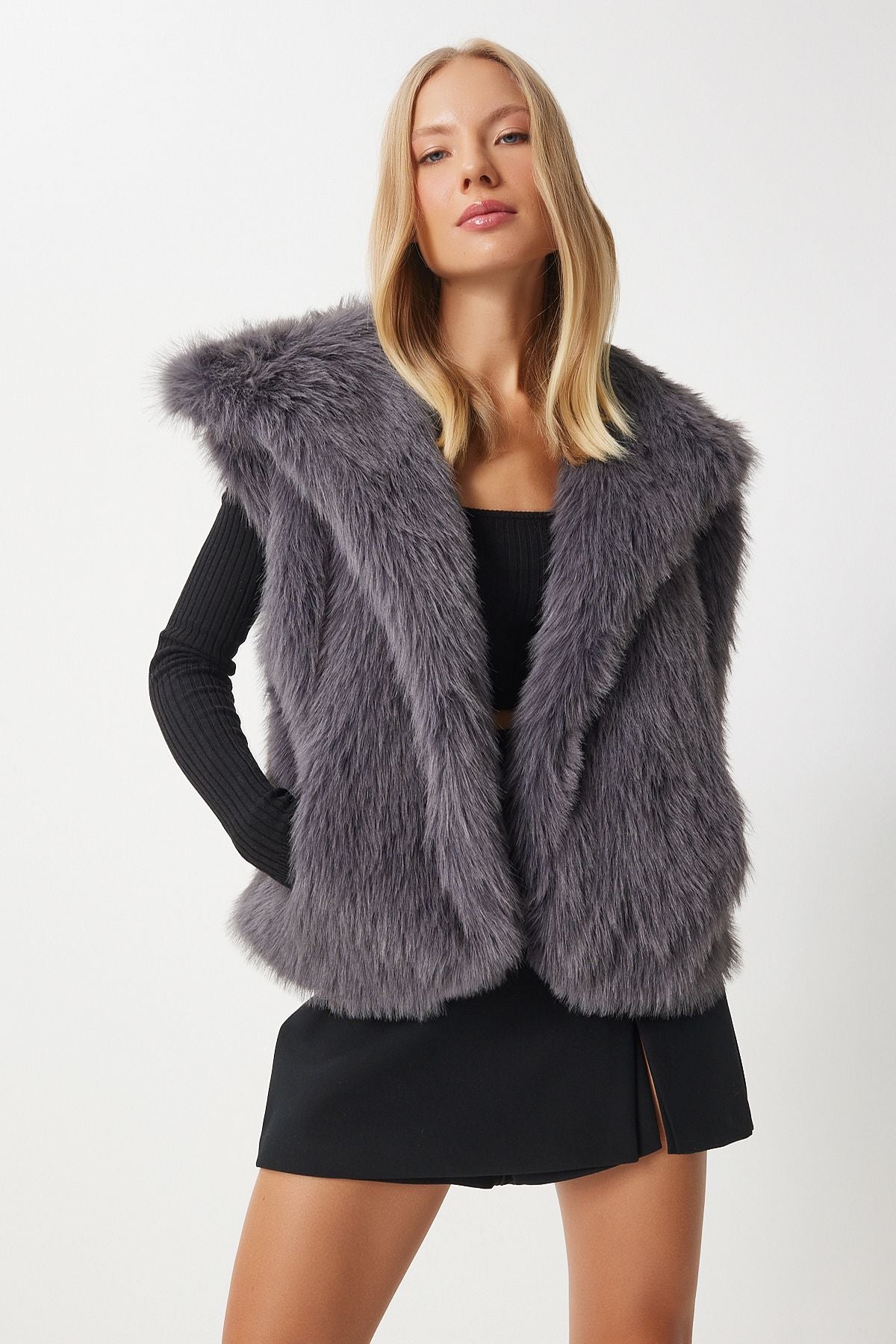 WOMEN'S ARRASİT ARTIA FUR VEST YL00003