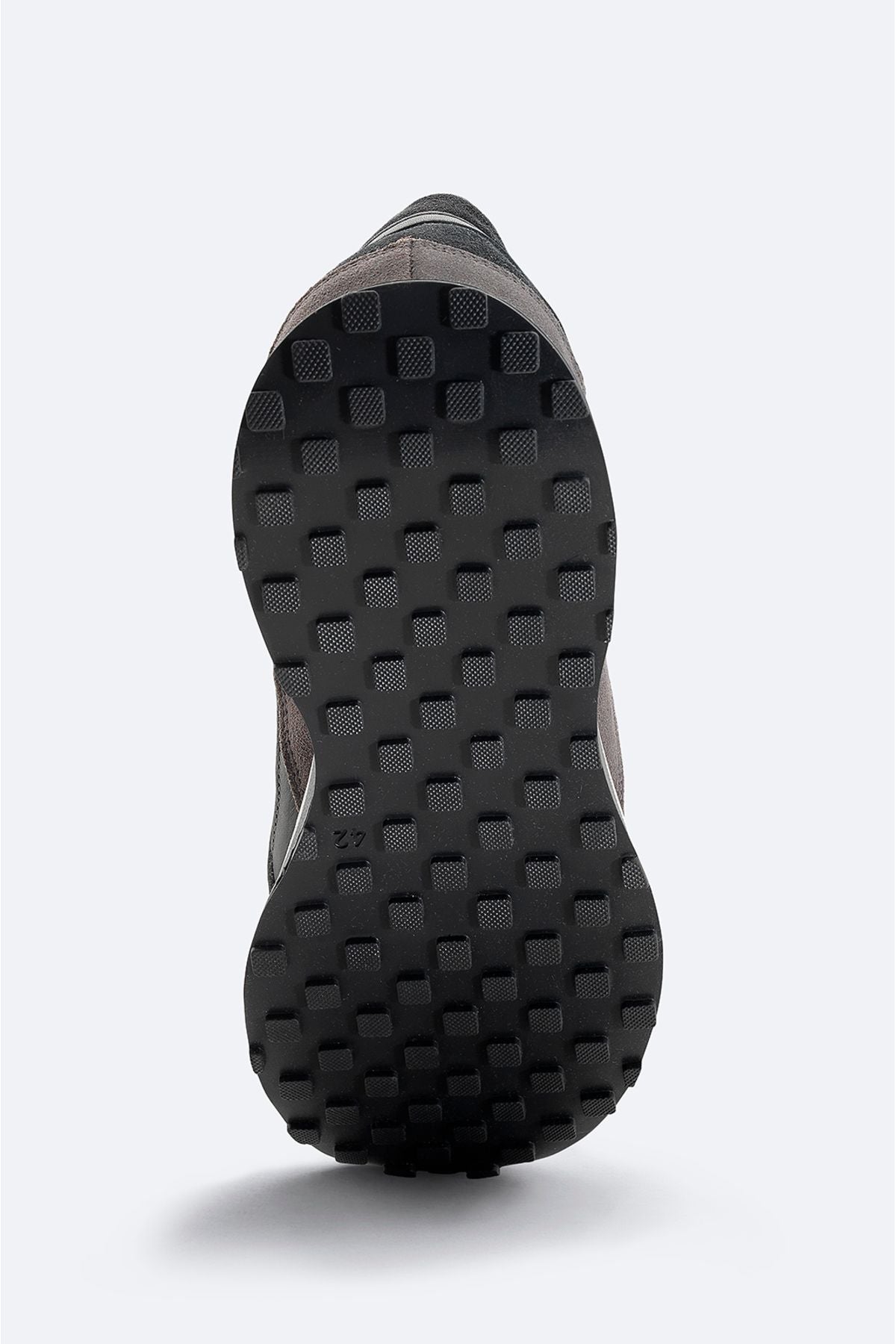 Men's black 100 %leather flexible floor casual shoes A31y8005