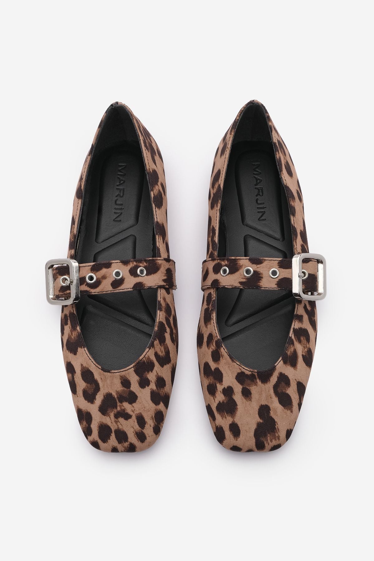 WOMEN'S BUY NOSE HRKED DAILY BALL FLAT RIVES LEOPAR