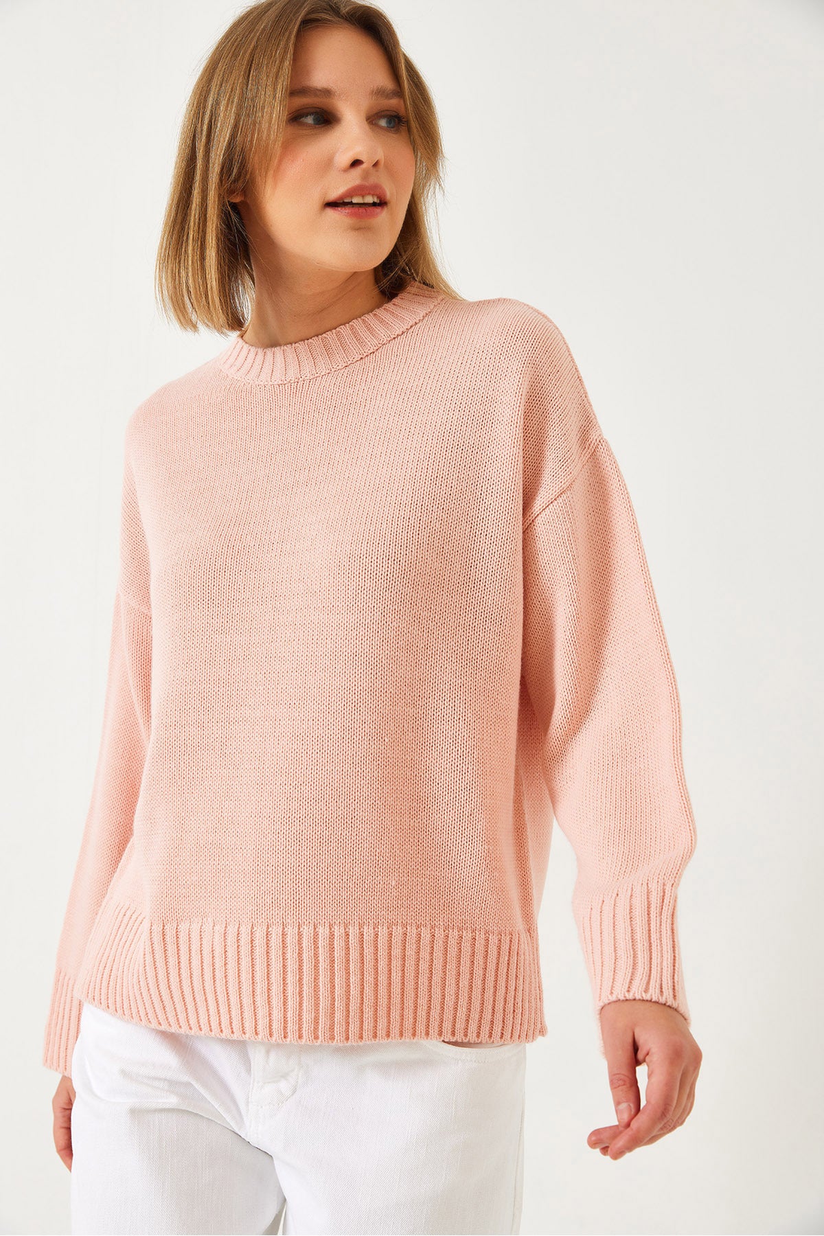 Women's Crew Neck Knitwear Sweater 20247559
