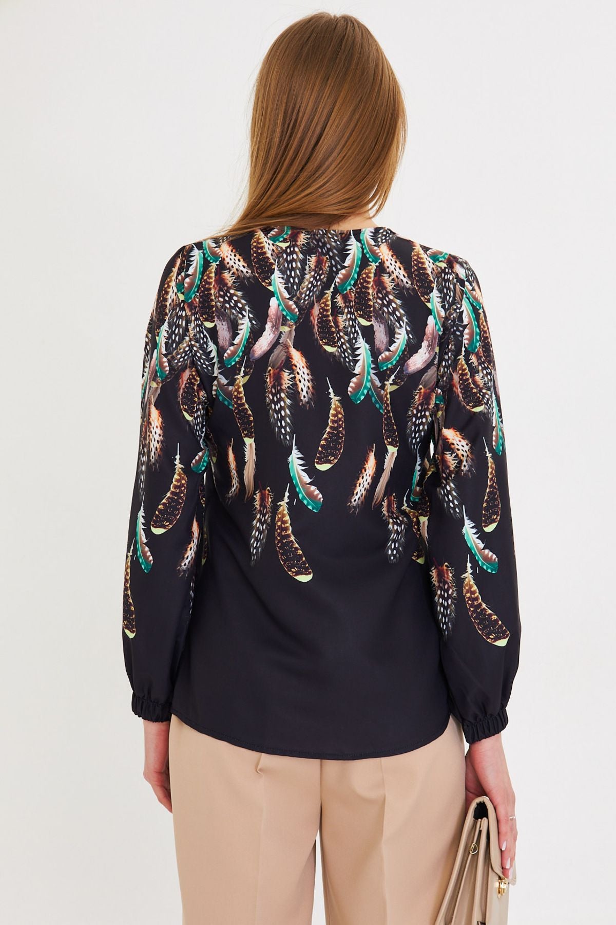 Female Green Arms with Eastern Patterned Shirt ARM-25Y001014