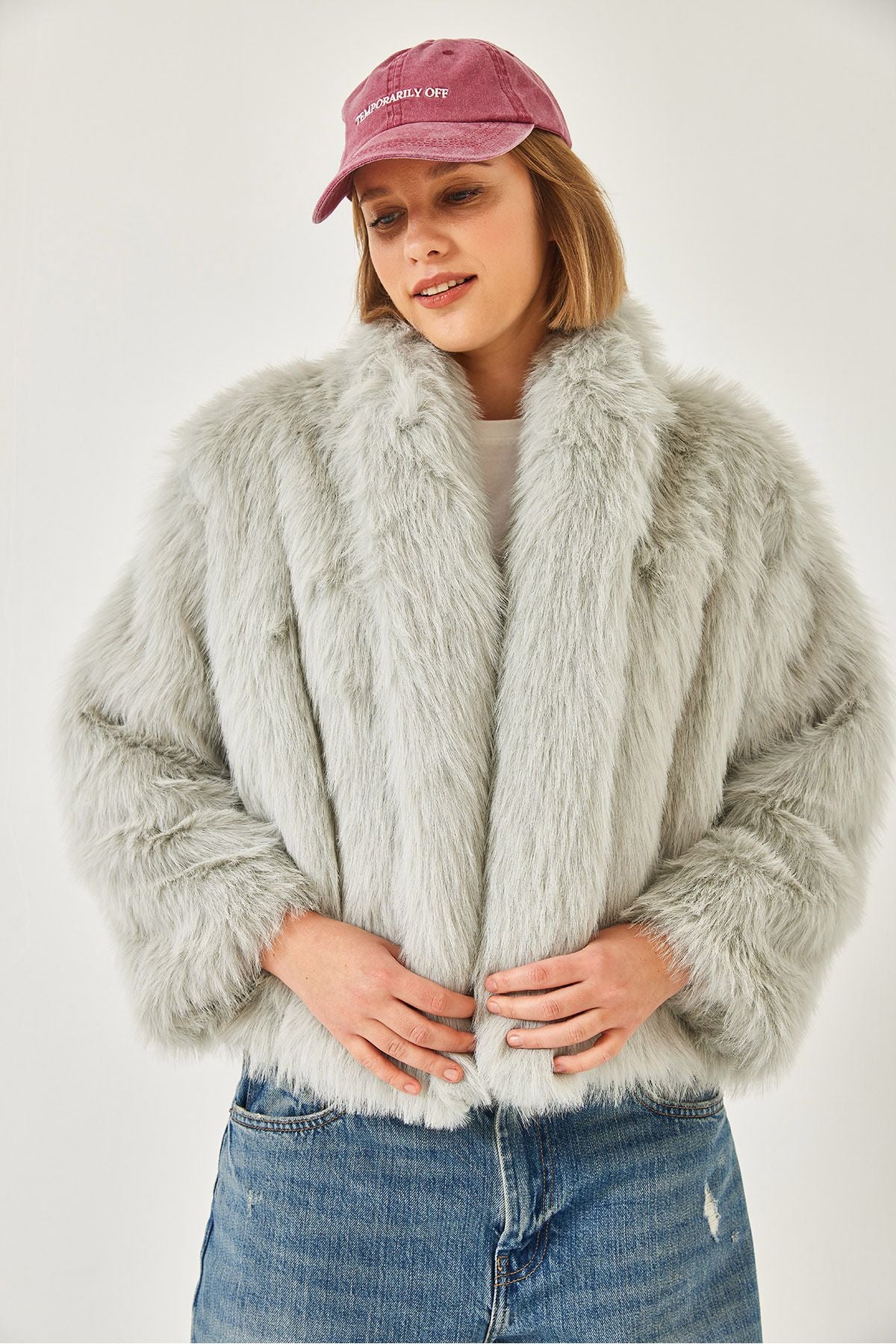 Women's Premium Artificial Fur Jacket 60251922