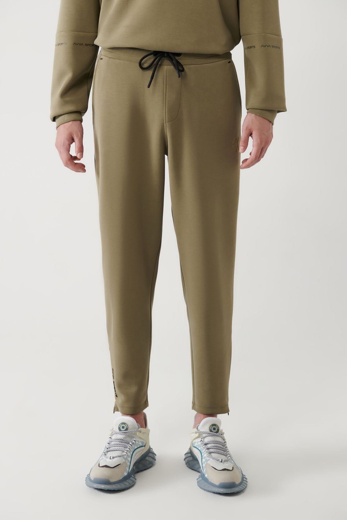Male Khaki Soft Touch Zipper Paçalı Service Six A41y3401
