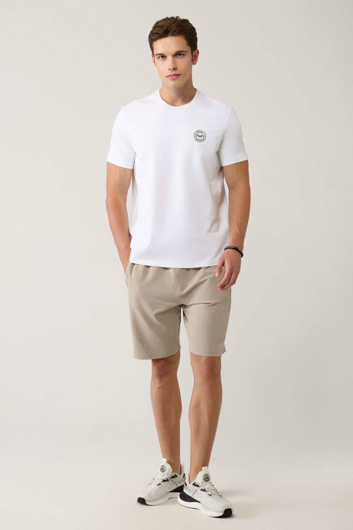 Men's Stone Side Pocket Knitted Cotton 2 IP Daily Short E003602