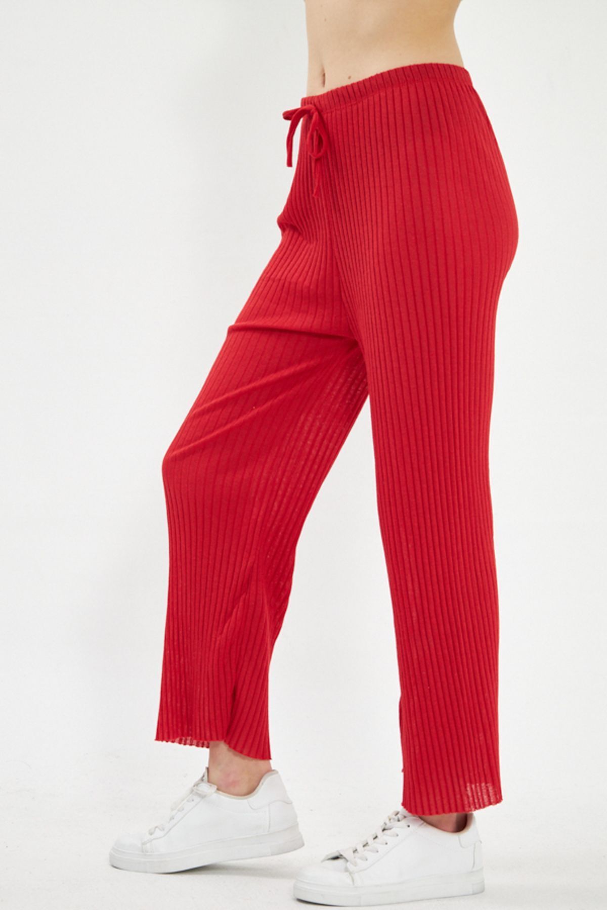 WOMEN'S RED WALL RUBPLESS REMOVED knitwear trousers ARM-22K105002