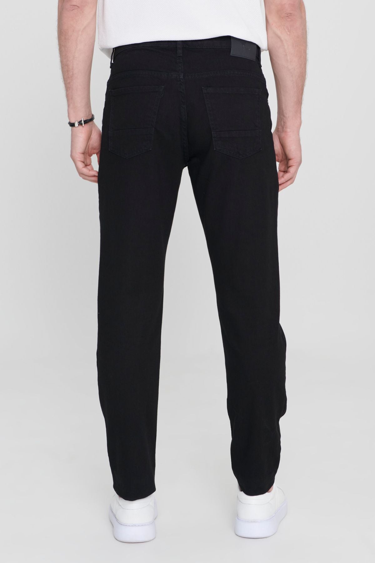 Men's black comfort fit comfortable cut 100 %cotton denim jean jeans
