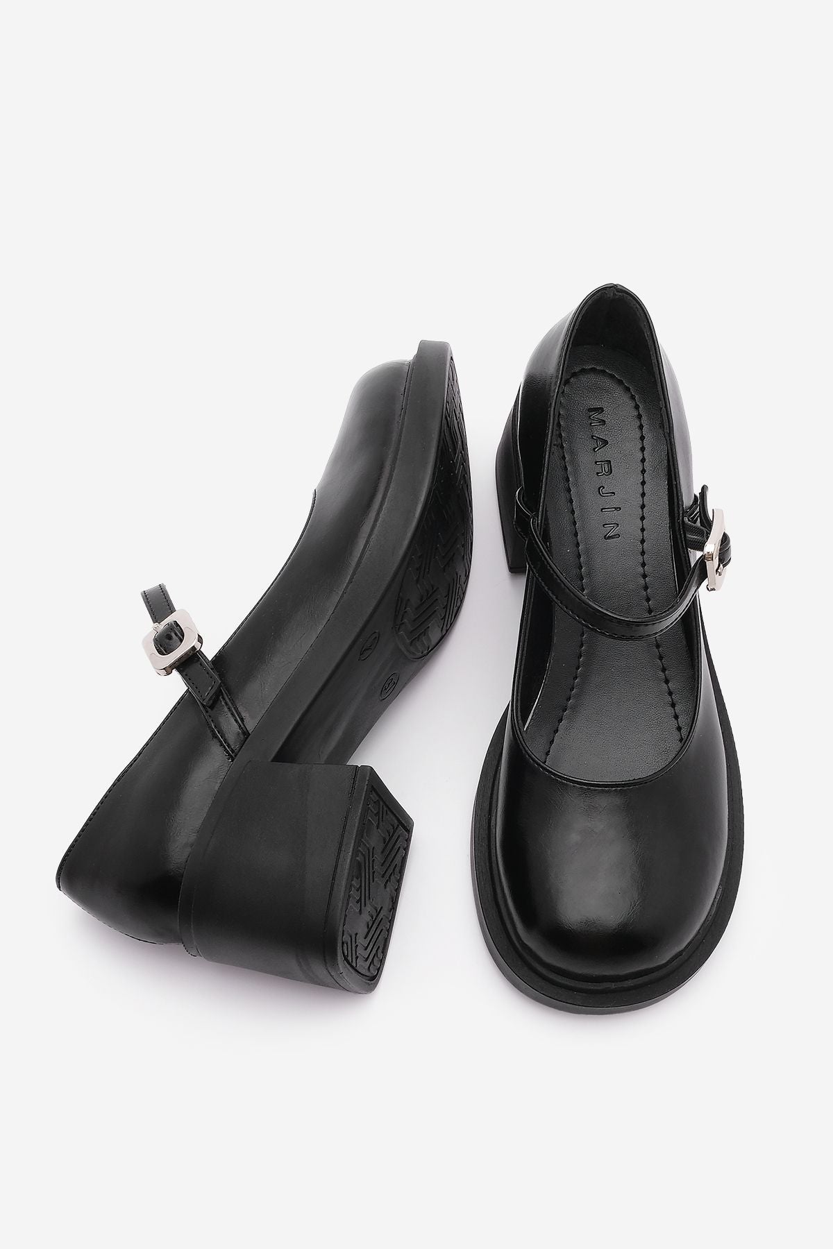 Woman Loafer Maskülen Mary Jane Daily Shoes Barles Black