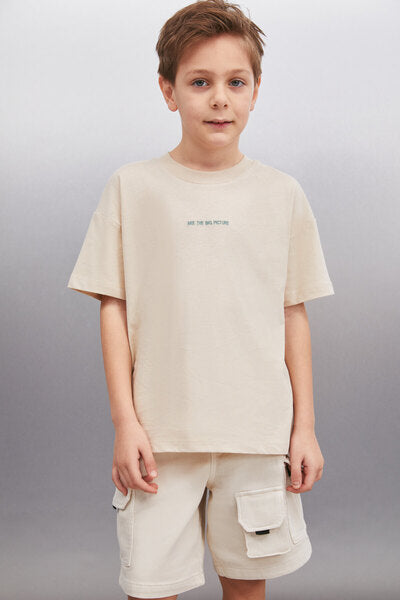 ANATOLE Erkek Bej T-Shirt