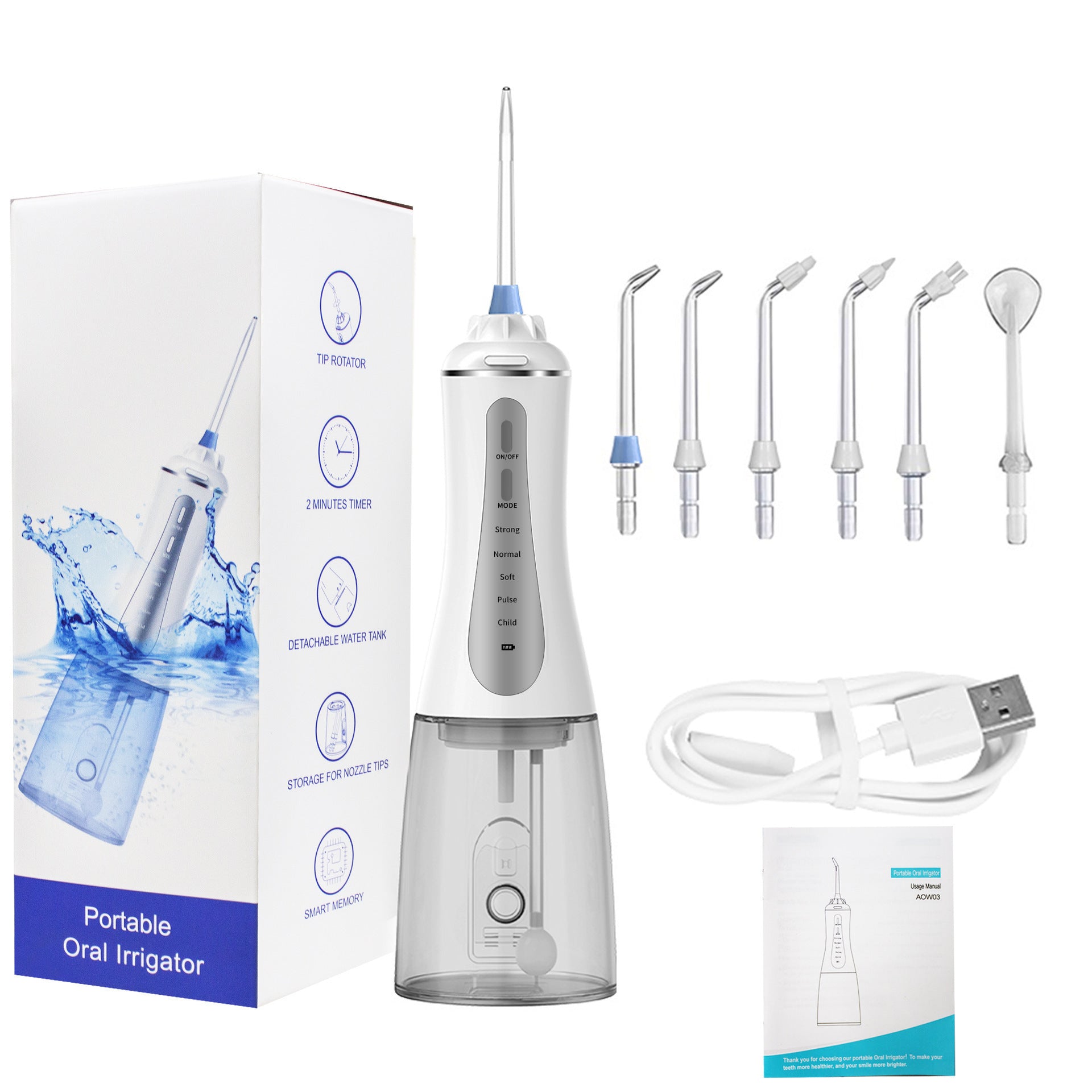 Portable Oral Irrigator Oral Cleaning Electric Teeth Cleaner