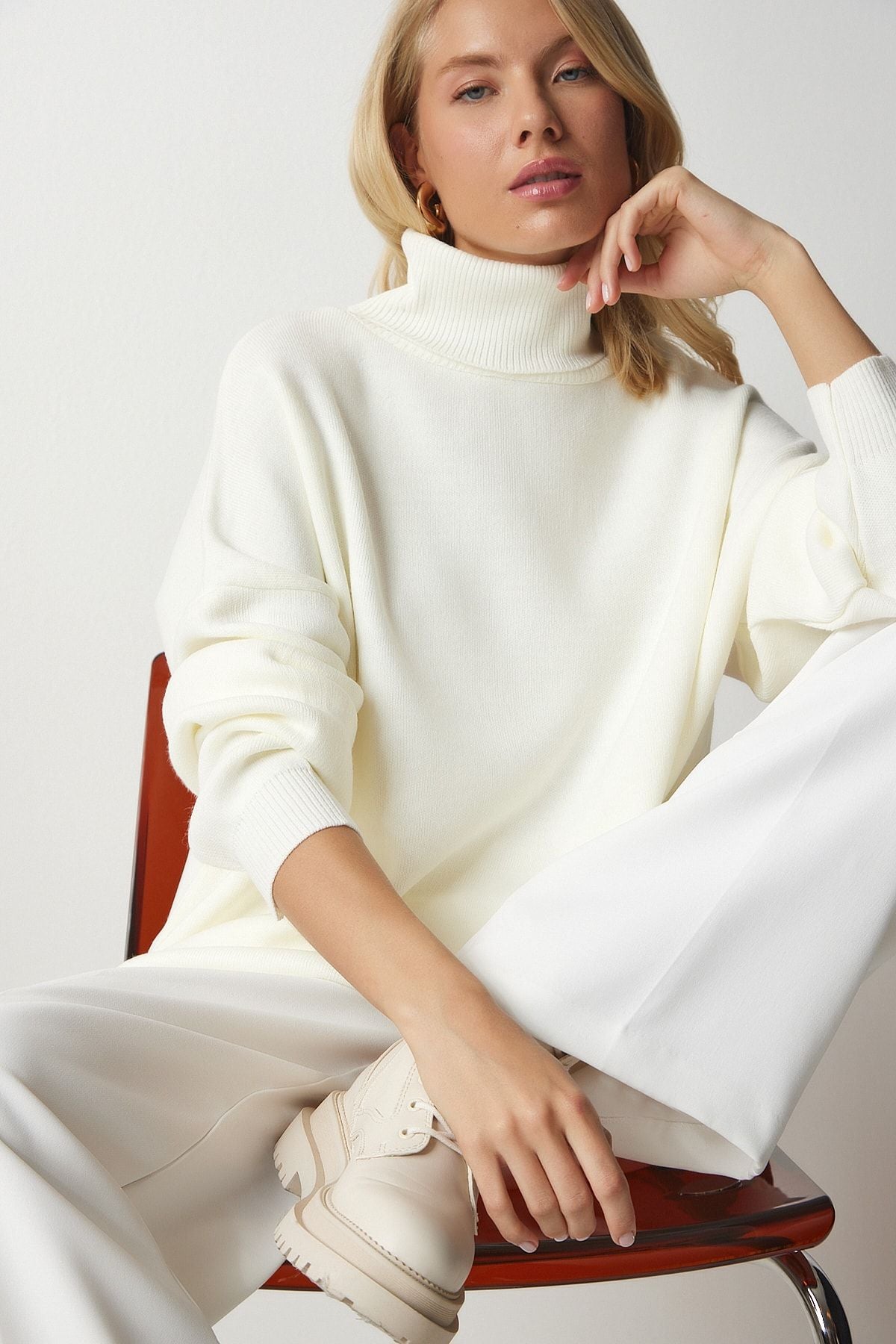 WOMEN'S BONE FISHER YAKA OVERSESSESE KNITTY Sweater BV00084