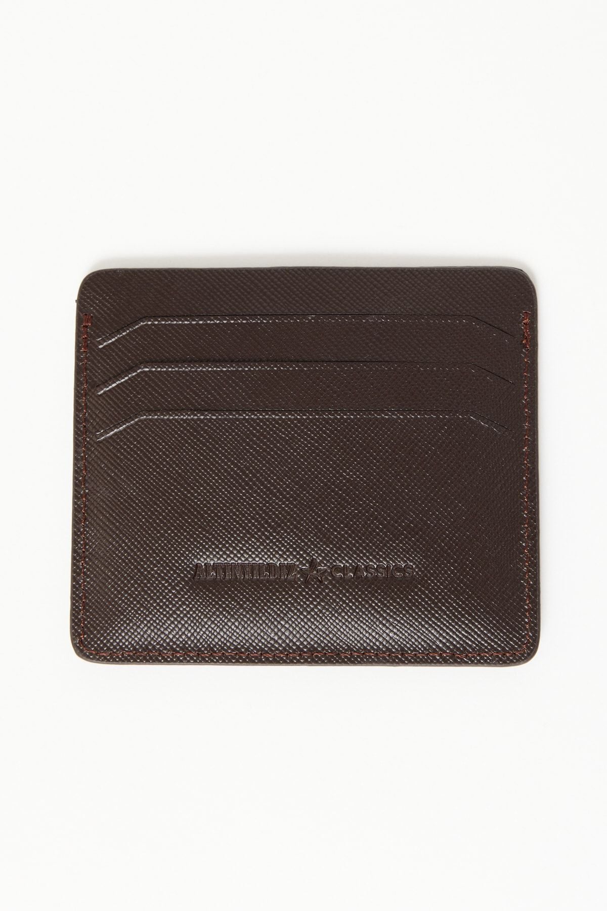 Male Brown 100 %Genuine Leather Wallet