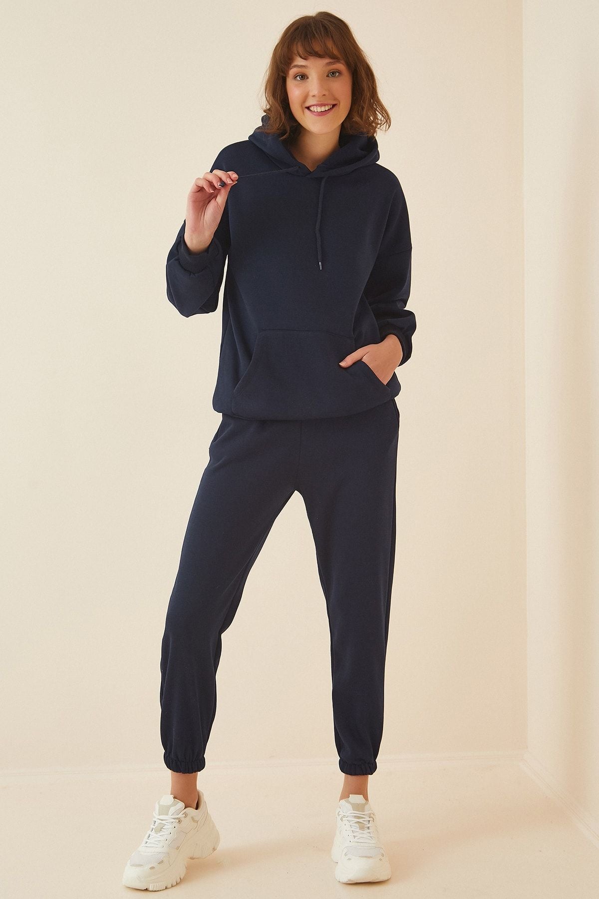 Female Navy Blind Hooded Polar Service Set DD00762