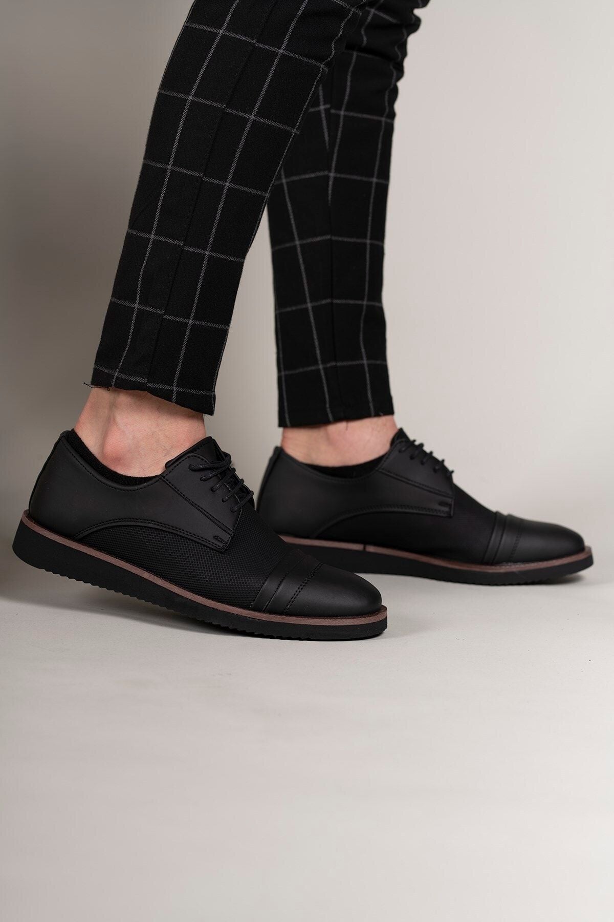 Black Black Men's Casual Shoes 0012481