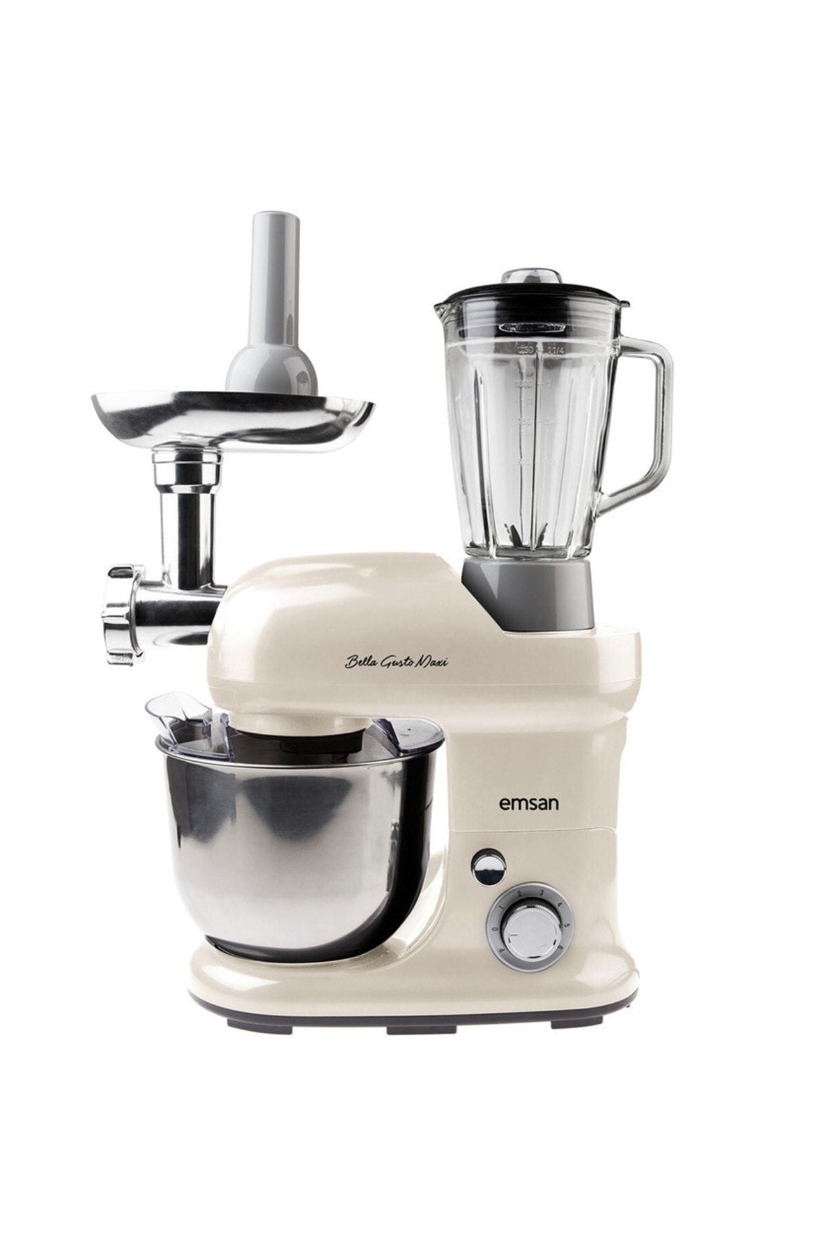 Bella Gusto Maxi Cream Stand Mixer Kitchen Chef 1300W 5 Lt