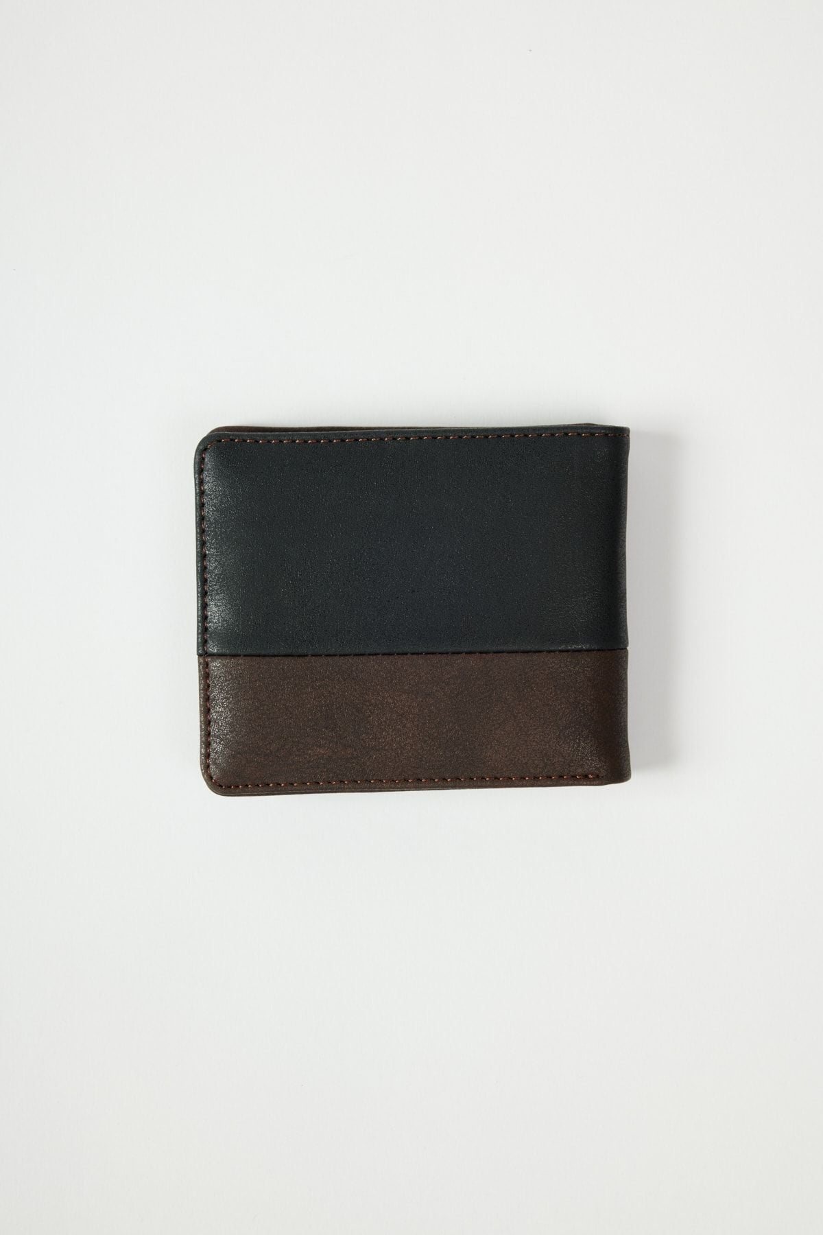 Men's black-brown wallet